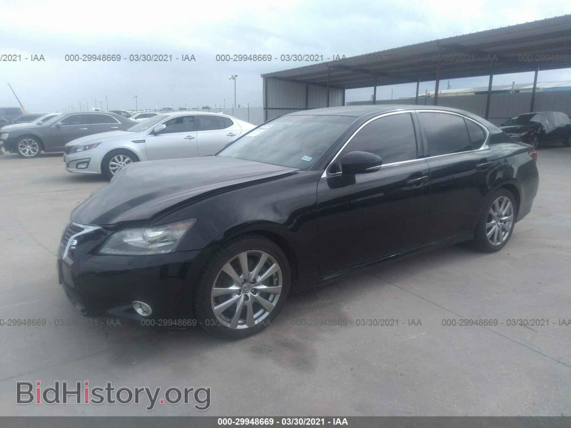 2013 LEXUS GS 350 - VIN: JTHBE1BL2D5000452 - Фото 2