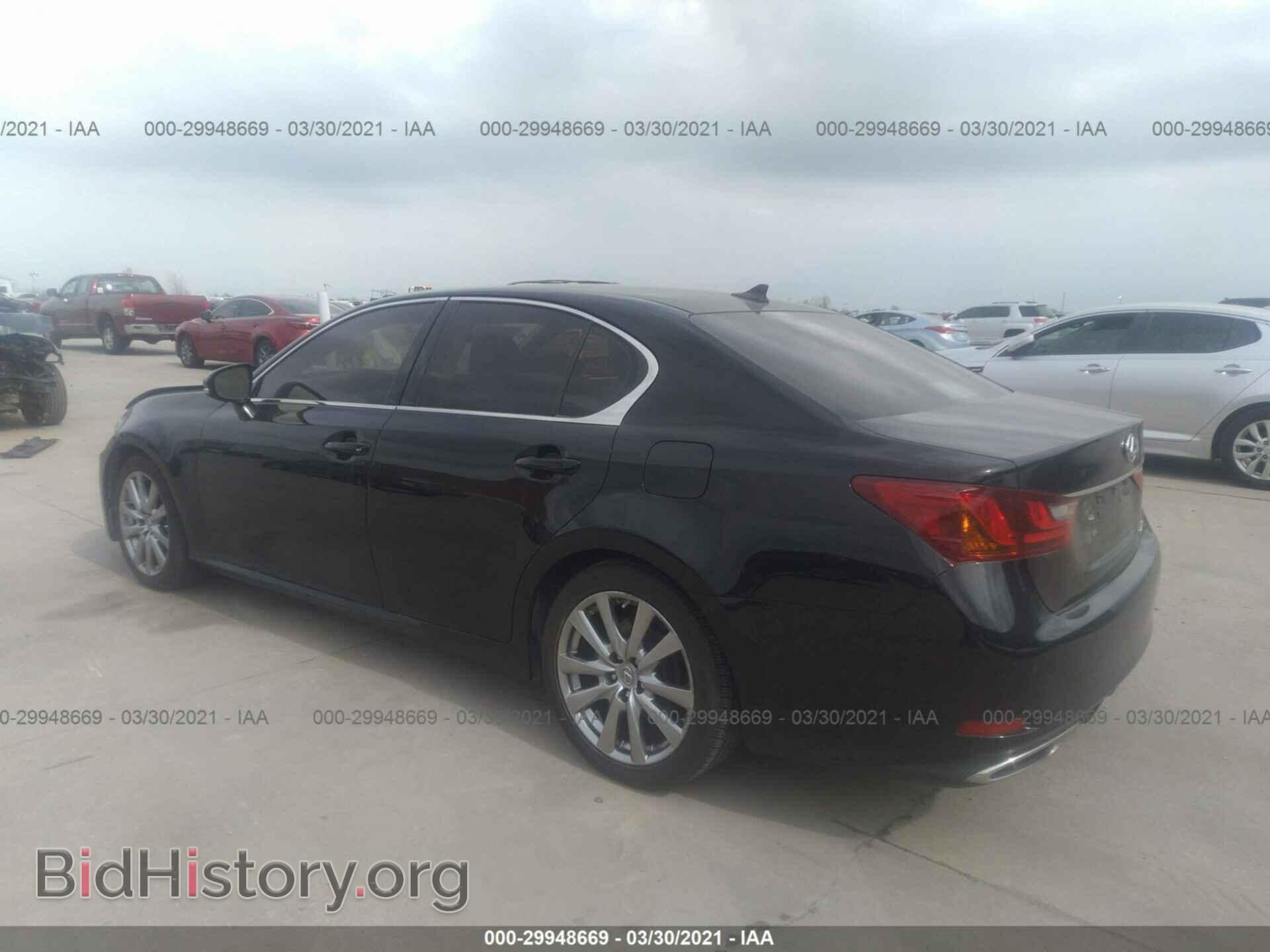 2013 LEXUS GS 350 - VIN: JTHBE1BL2D5000452 - Фото 3