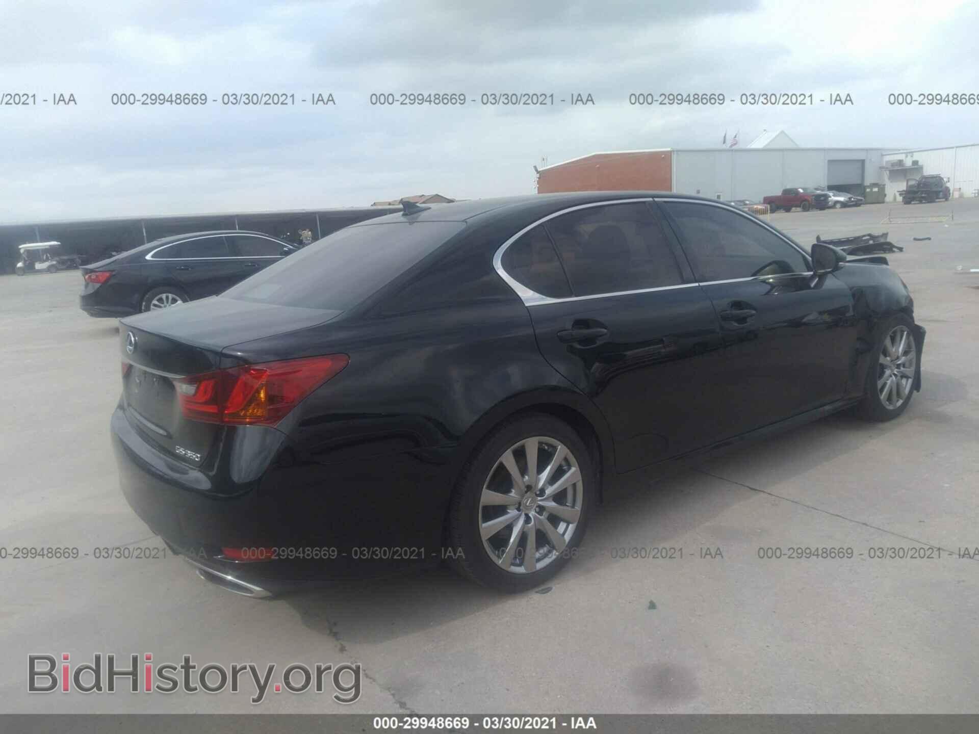 2013 LEXUS GS 350 - VIN: JTHBE1BL2D5000452 - Фото 4