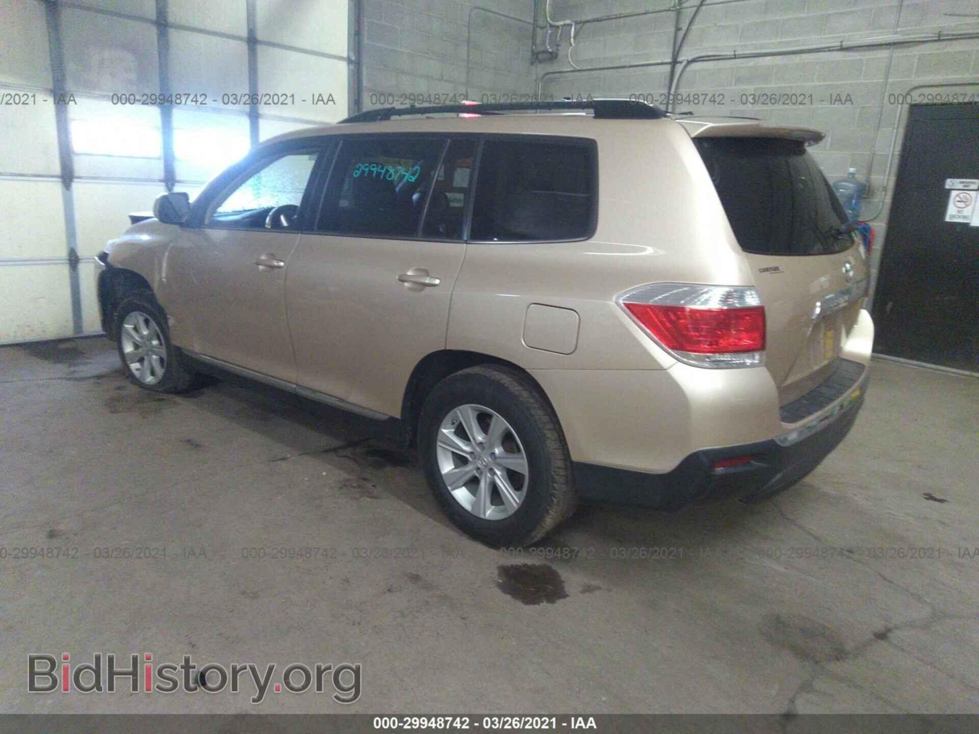 2011 TOYOTA HIGHLANDER - VIN: 5TDBK3EH6BS049383 - Photo 3
