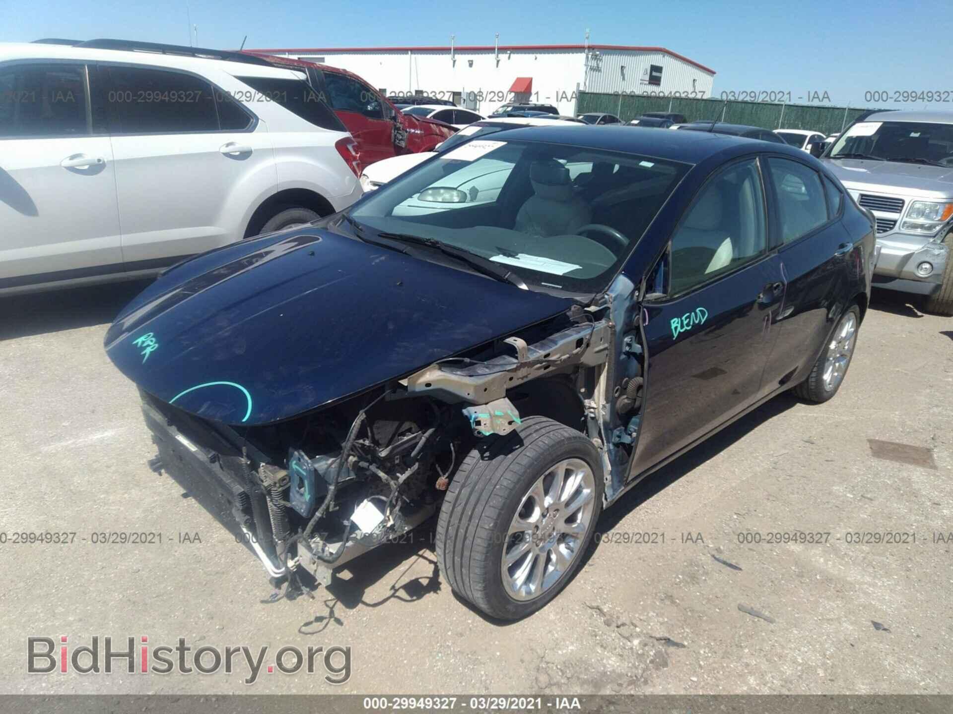 2013 DODGE DART - VIN: 1C3CDFCA6DD200487 - Фото 2