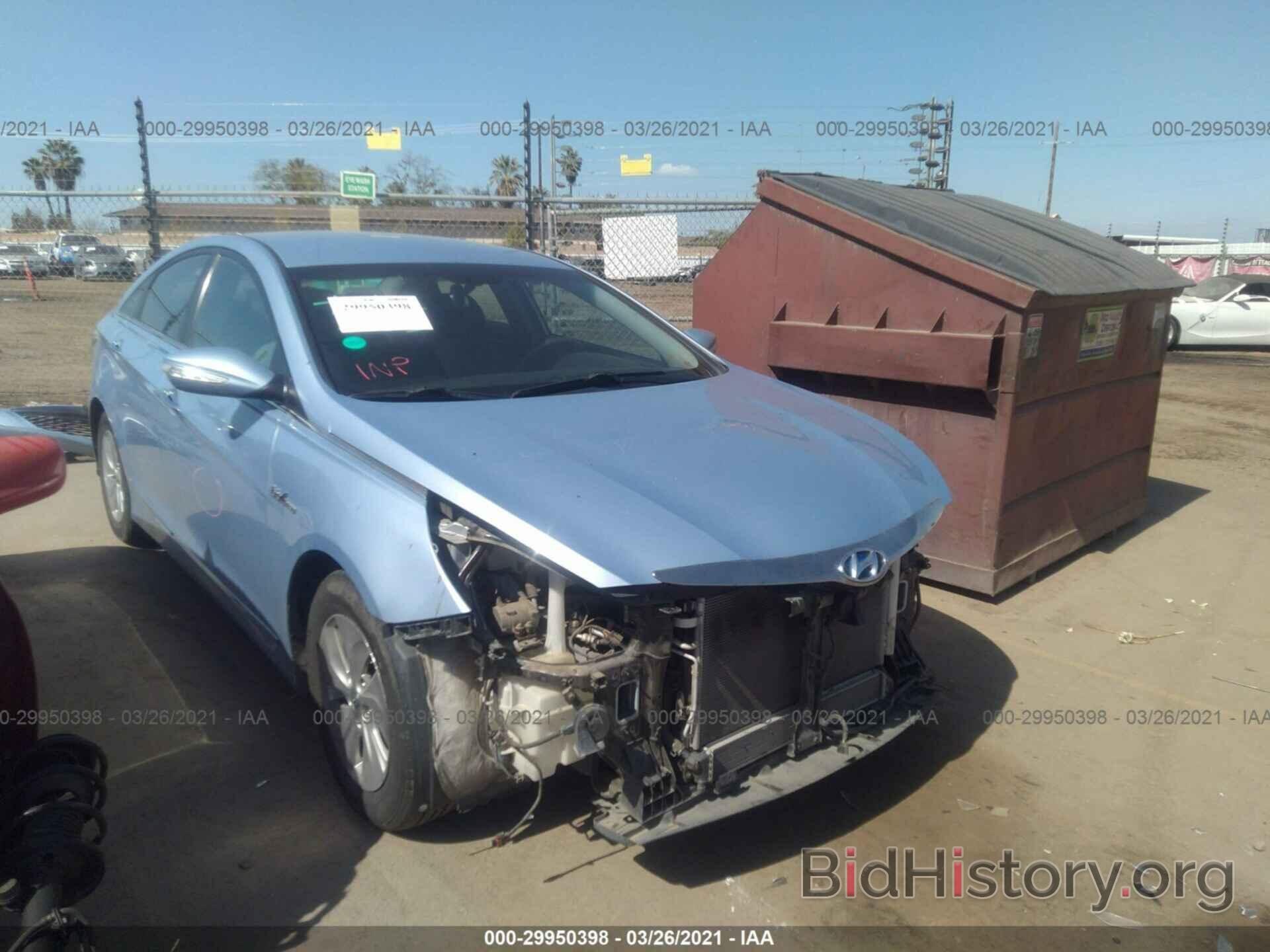 Photo KMHEC4A42DA087918 - HYUNDAI SONATA HYBRID 2013