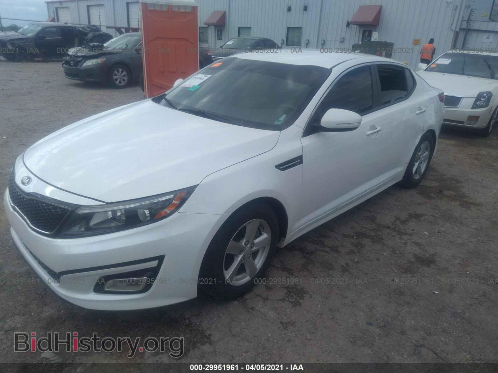 2015 KIA OPTIMA - VIN: KNAGM4A7XF5641378 - Фото 2