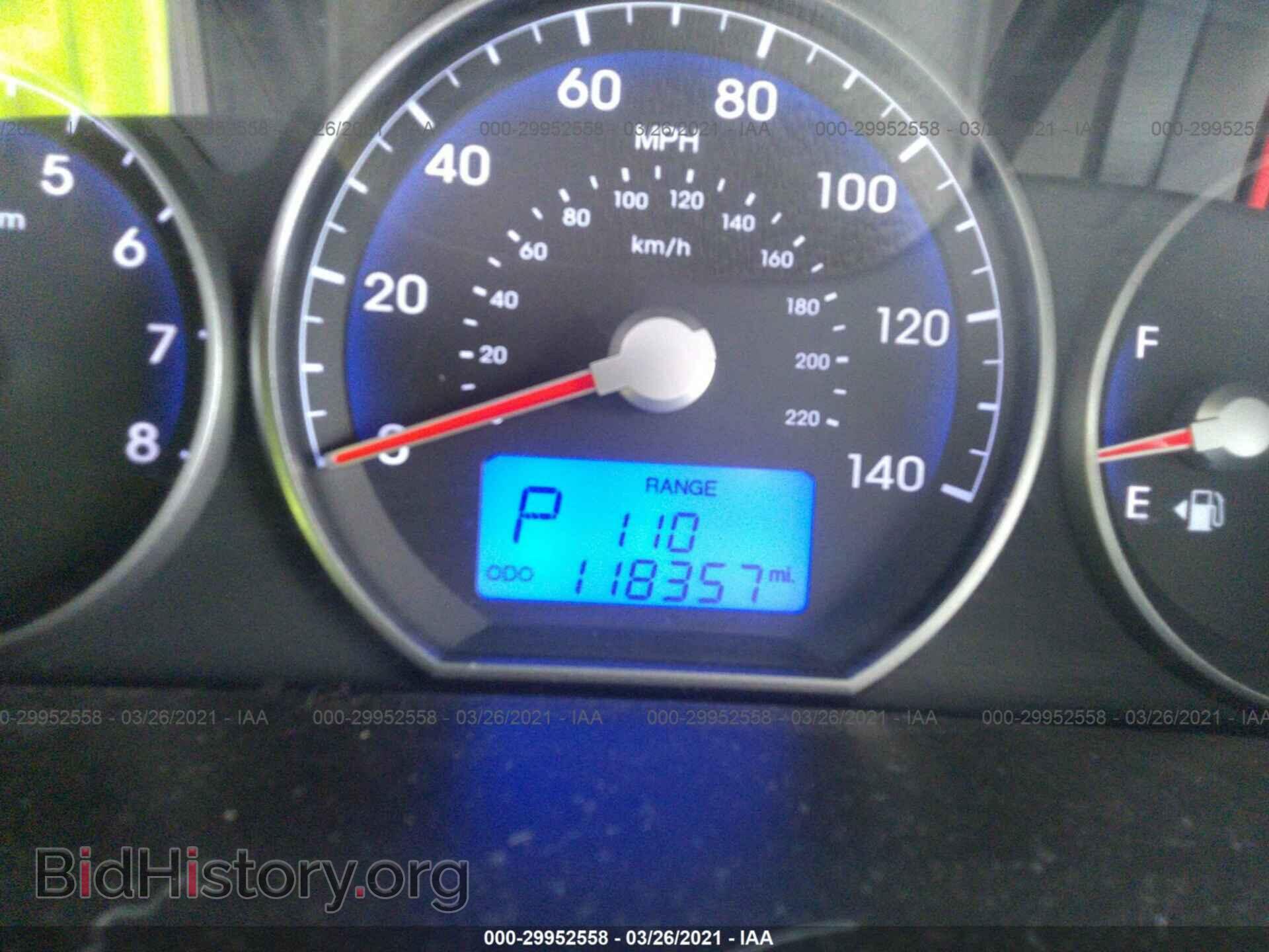 2010 HYUNDAI SANTA FE - VIN: 5NMSGDAB0AH347227 - Фото 7