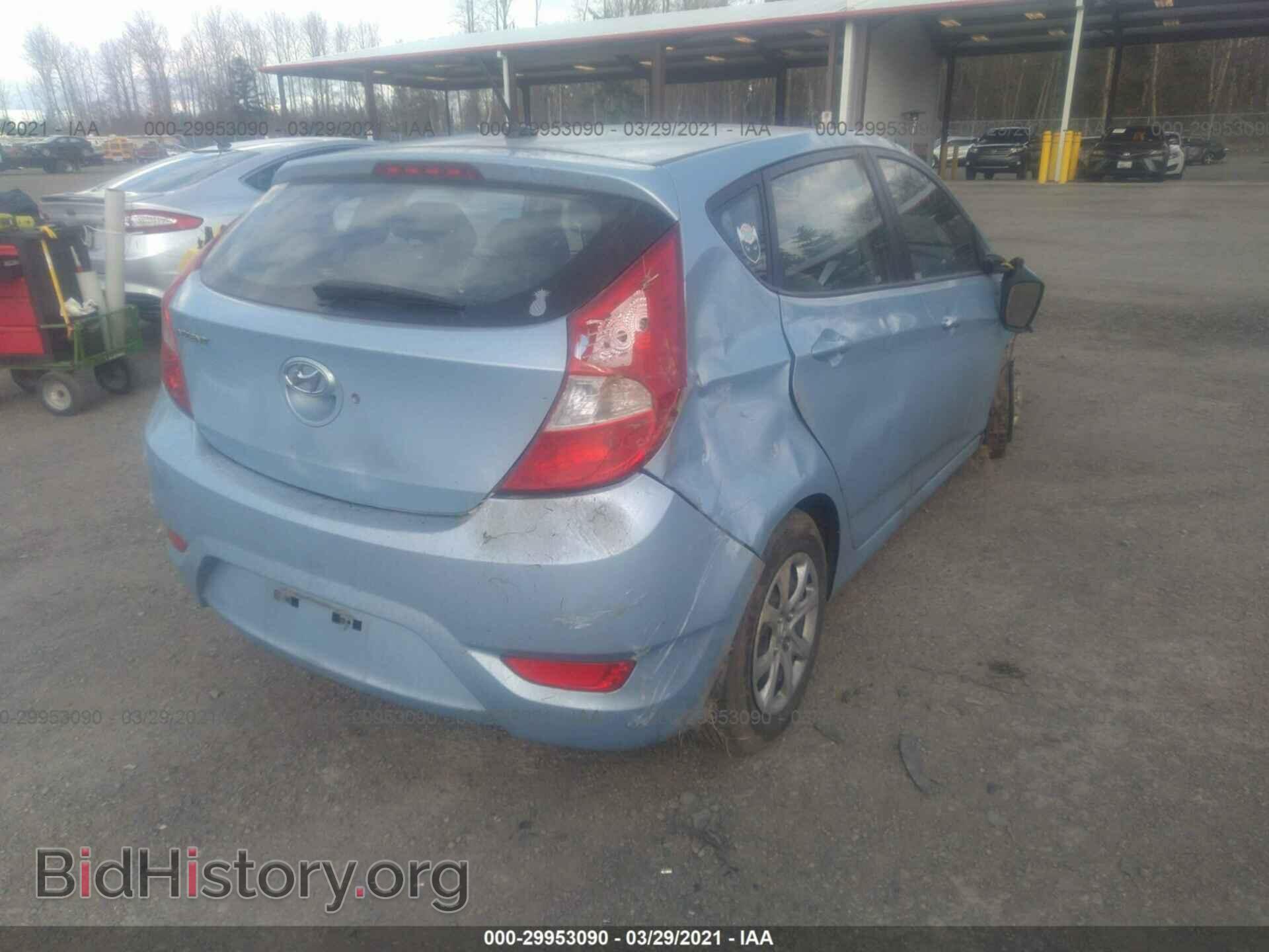 2014 HYUNDAI ACCENT - VIN: KMHCT5AE7EU173599 - Фото 4
