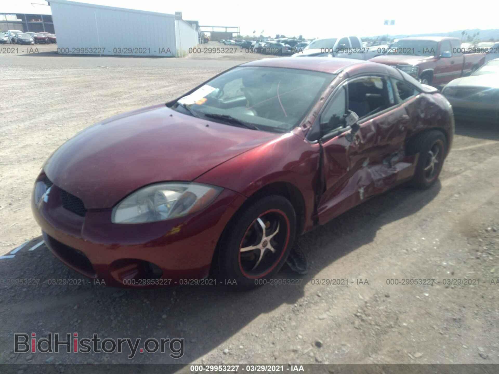 2007 MITSUBISHI ECLIPSE - VIN: 4A3AK24F57E023311 - Фото 2