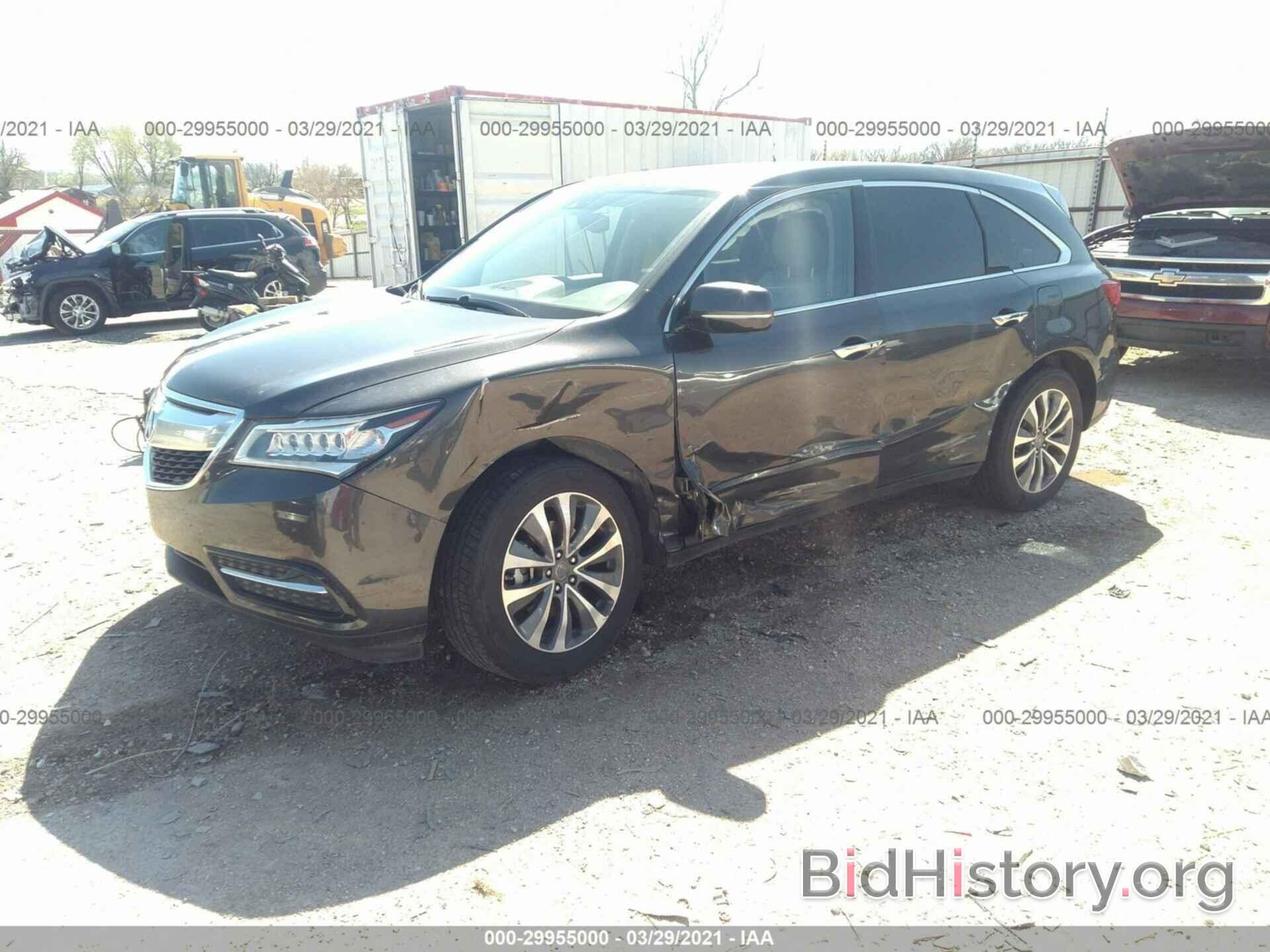 Photo 5FRYD4H40FB010493 - ACURA MDX 2015