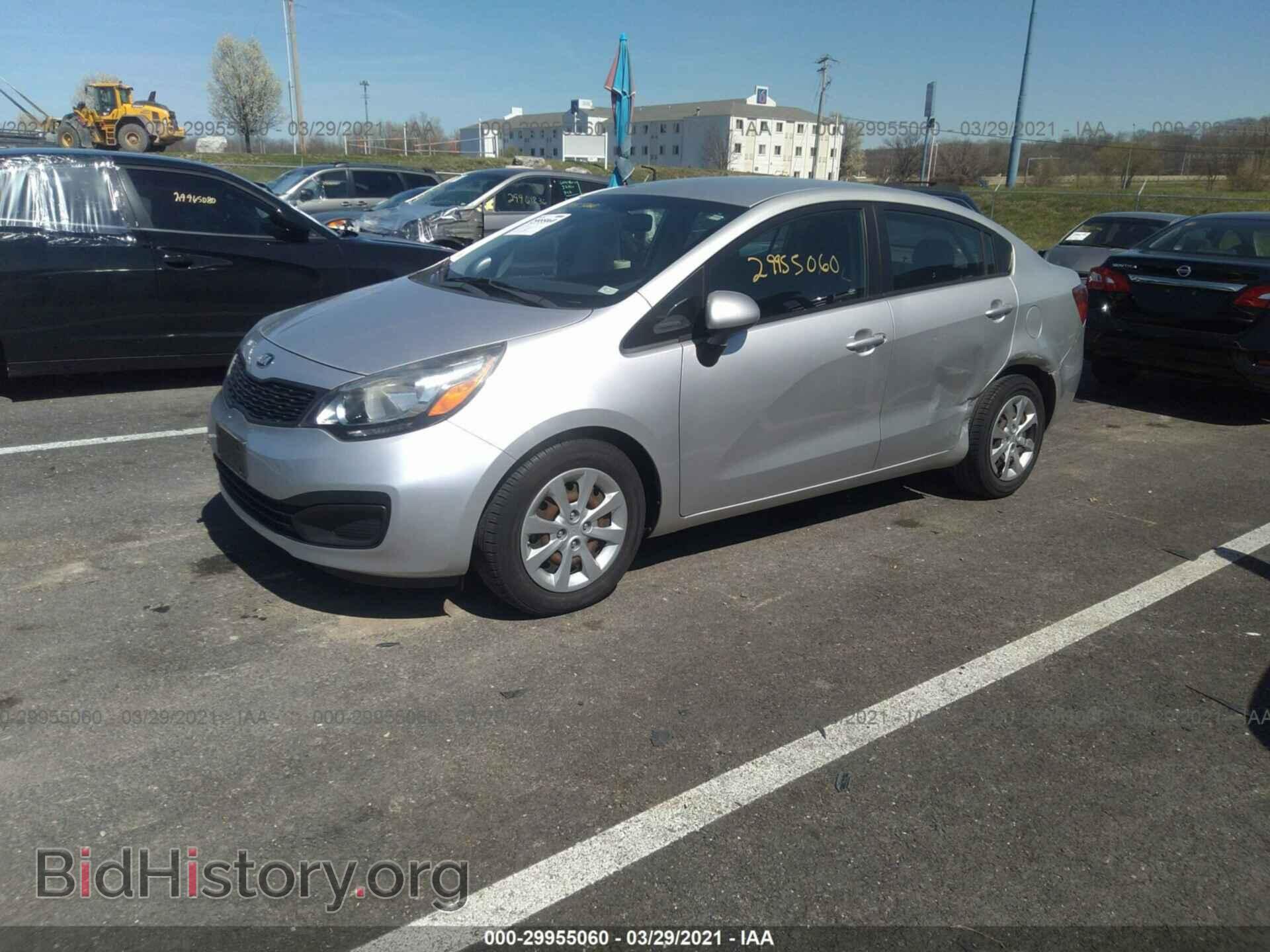 2014 KIA RIO - VIN: KNADM4A35E6344172 - Фото 2