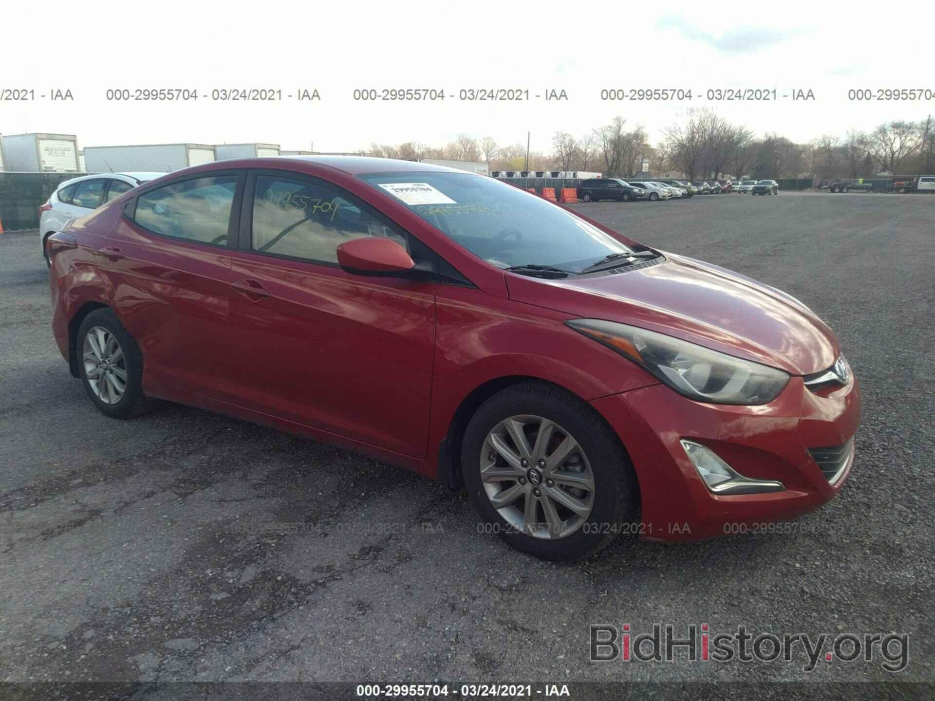 Photo KMHDH4AE6FU322344 - HYUNDAI ELANTRA 2015