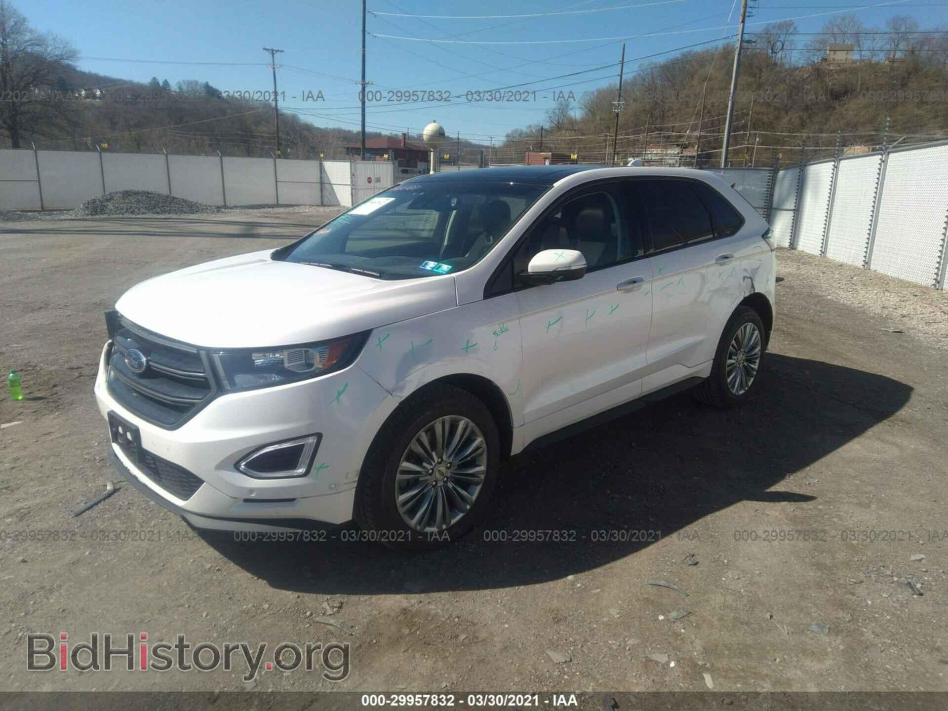 2016 FORD EDGE - VIN: 2FMPK4AP8GBB57033 - Фото 2