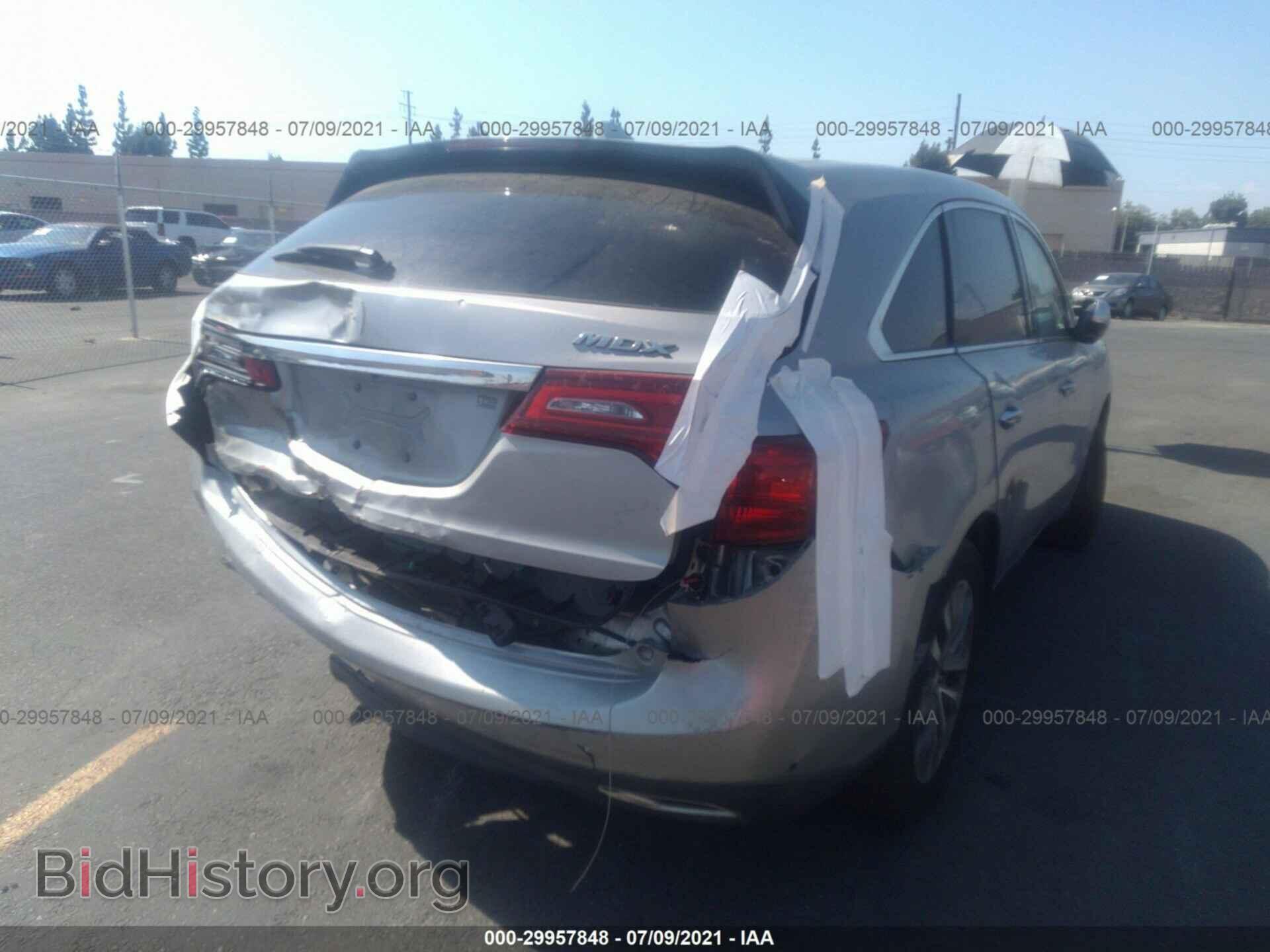 2014 ACURA MDX - VIN: 5FRYD3H41EB013699 - Фото 4