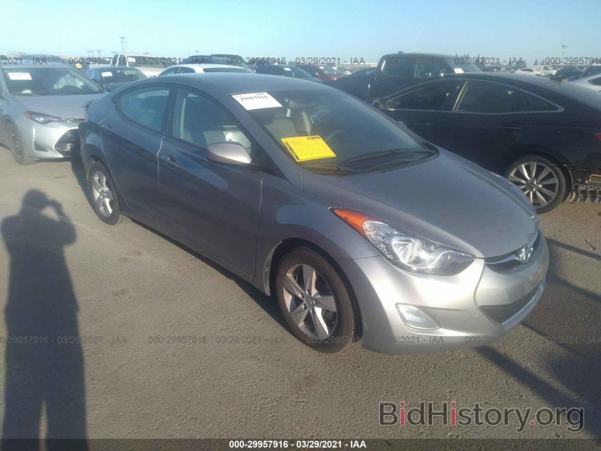 Photo KMHDH4AE6DU525439 - HYUNDAI ELANTRA 2013