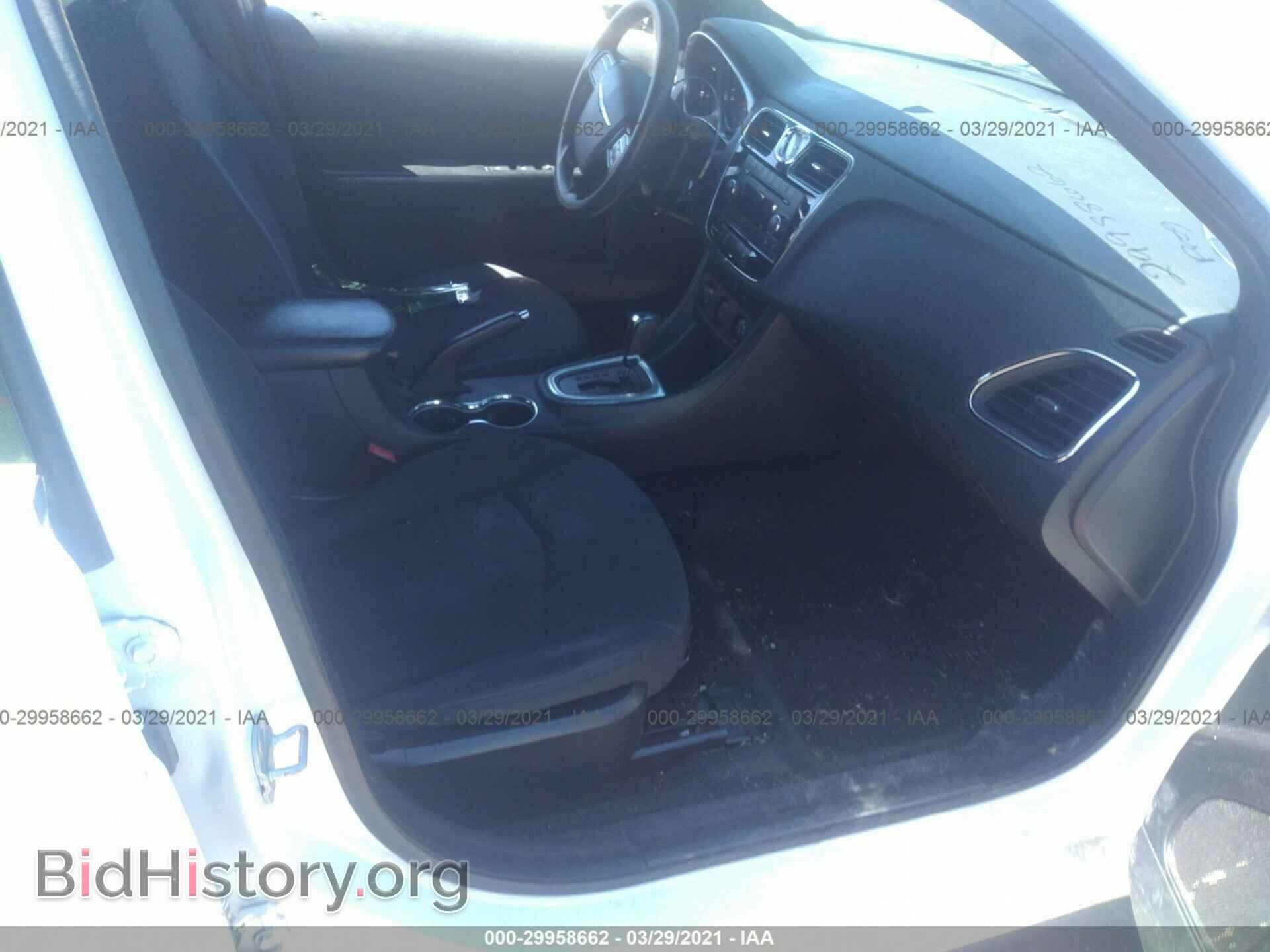2013 CHRYSLER 200 - VIN: 1C3CCBAG6DN727202 - Фото 5