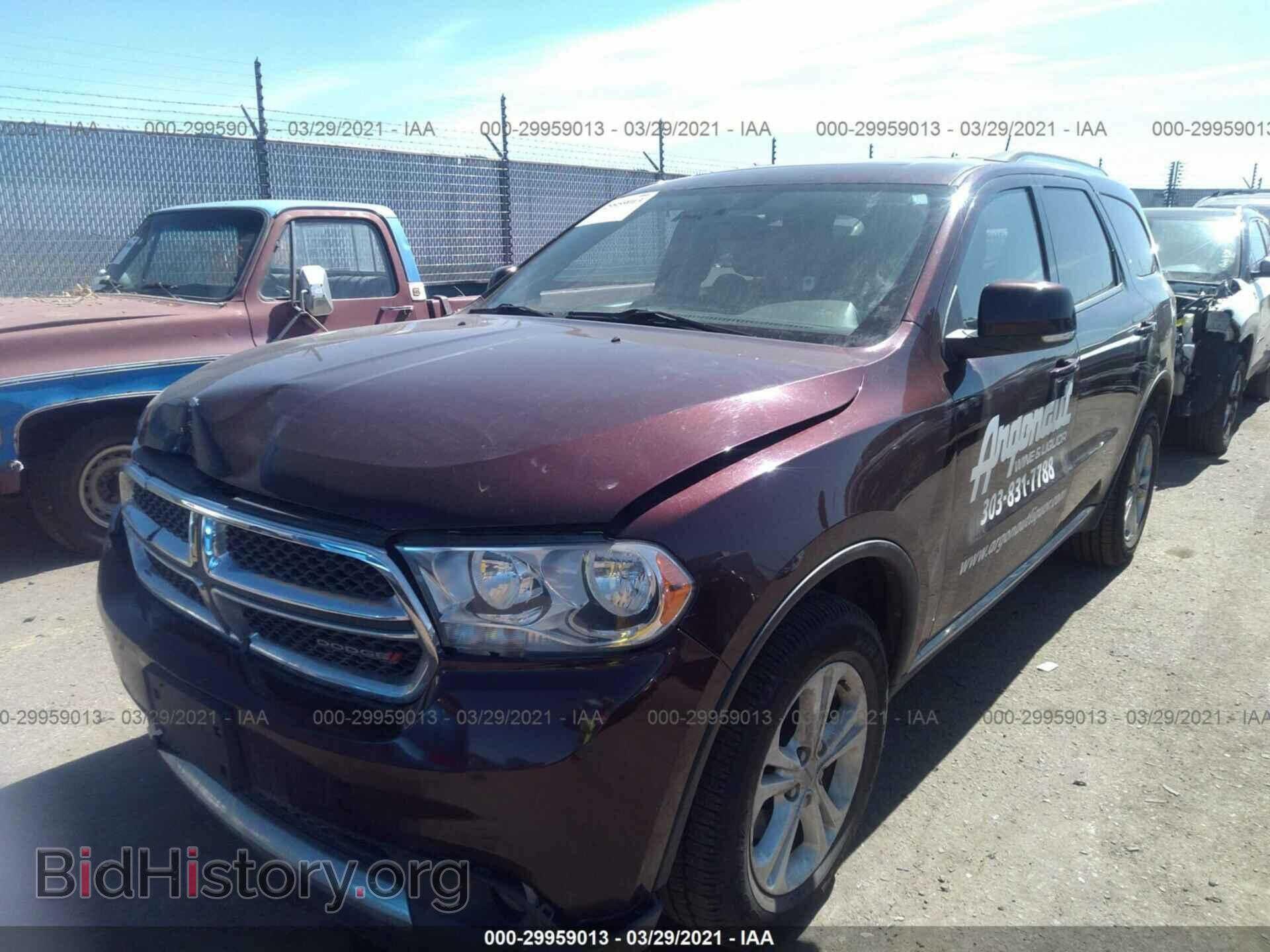 2012 DODGE DURANGO - VIN: 1C4RDJDG1CC309200 - Photo 2