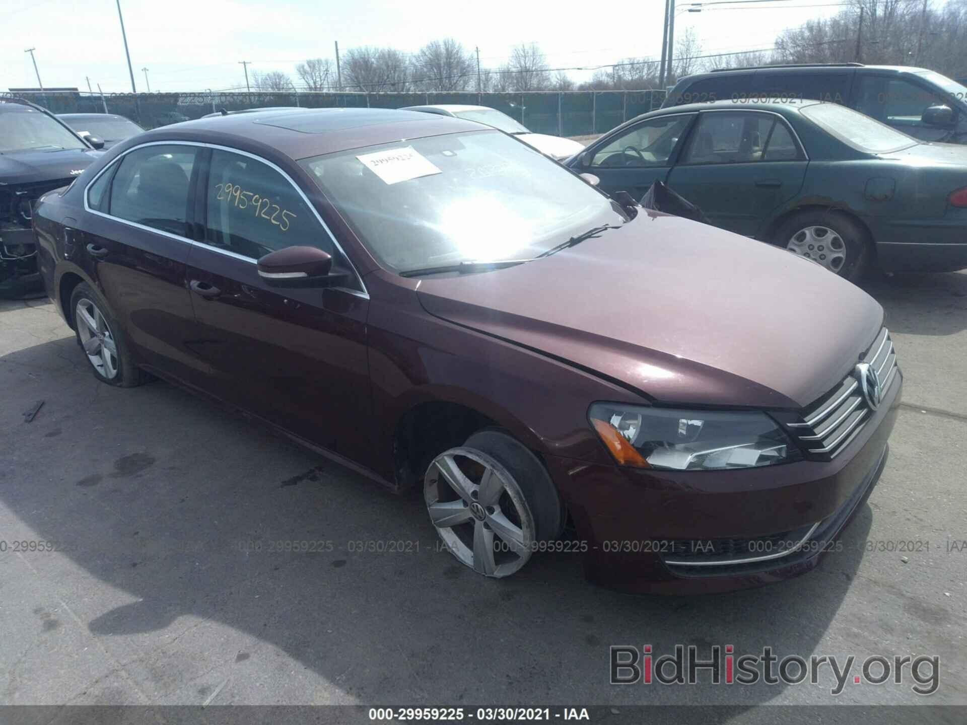 Photo 1VWBH7A33DC078034 - VOLKSWAGEN PASSAT 2013