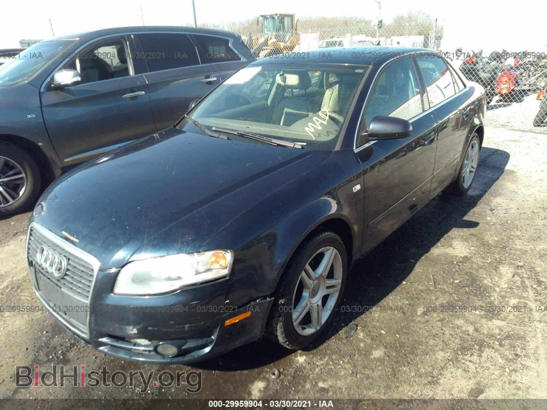 2007 AUDI A4 - VIN: WAUAF78E07A135959 - Фото 2