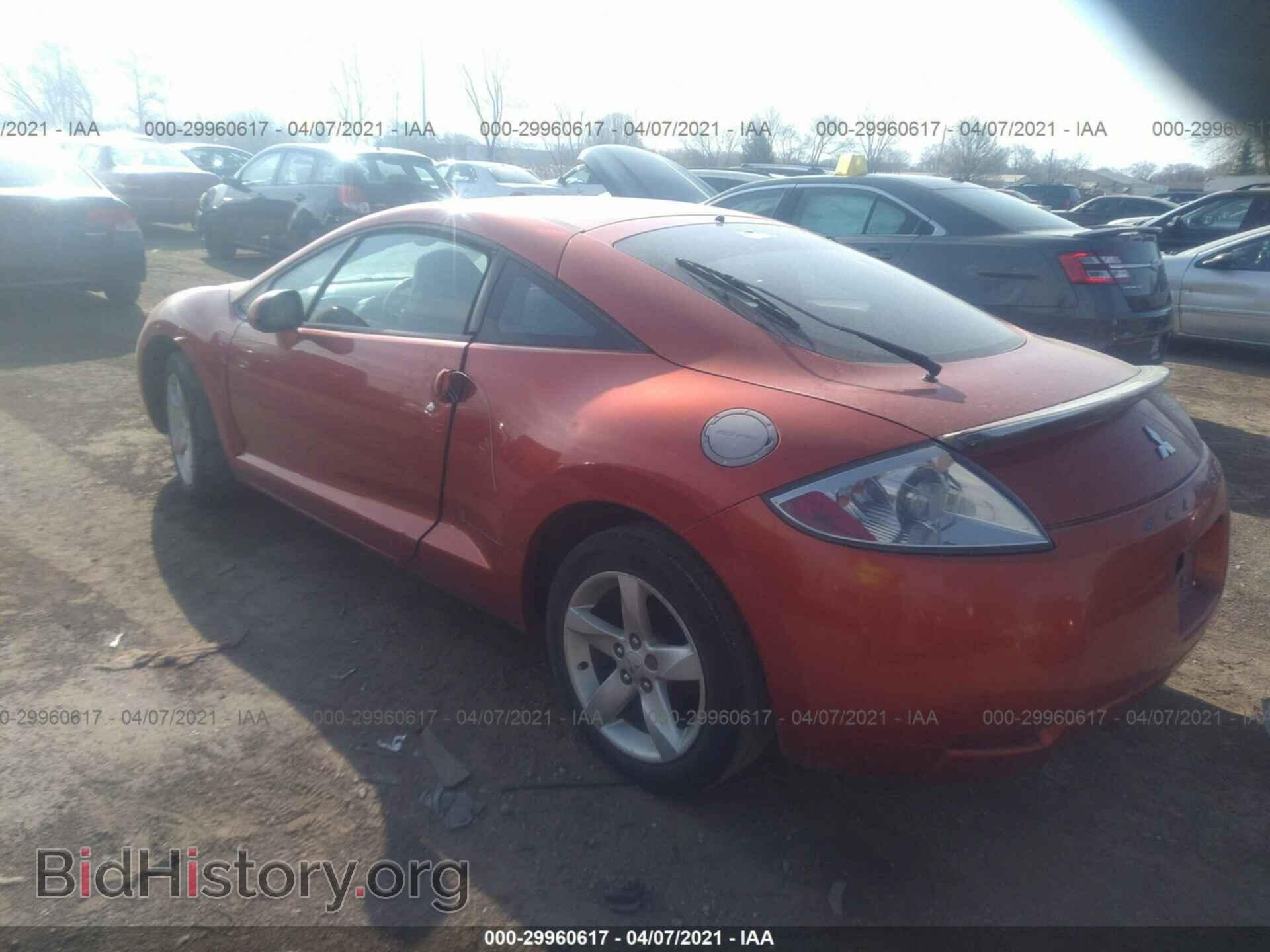 2007 MITSUBISHI ECLIPSE - VIN: 4A3AK24FX7E020288 - Фото 3