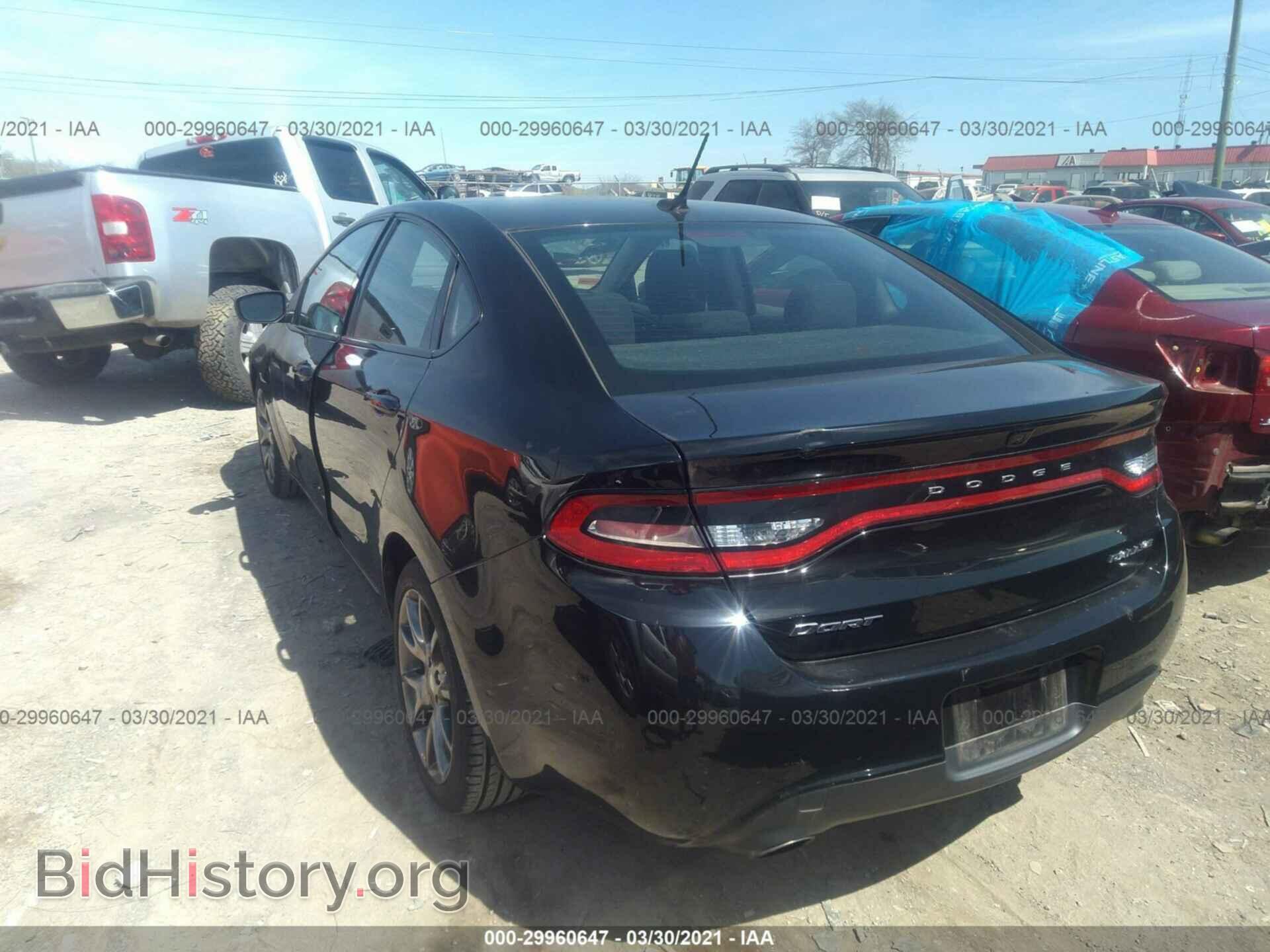 2013 DODGE DART - VIN: 1C3CDFBA3DD325996 - Фото 3