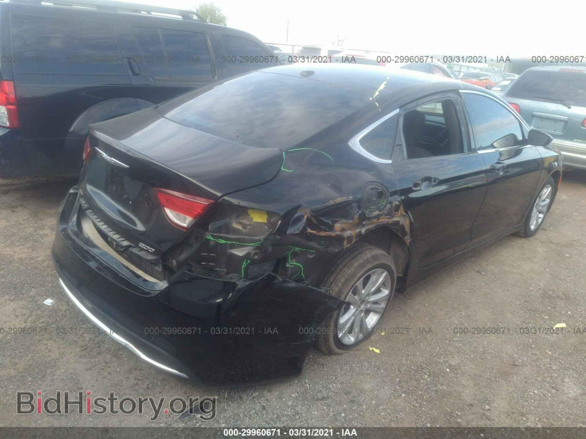 2015 CHRYSLER 200 - VIN: 1C3CCCAB3FN607323 - Фото 4