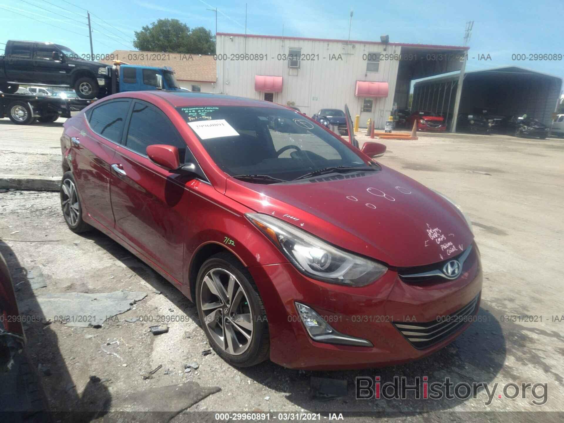 Photo 5NPDH4AE5FH553895 - HYUNDAI ELANTRA 2015