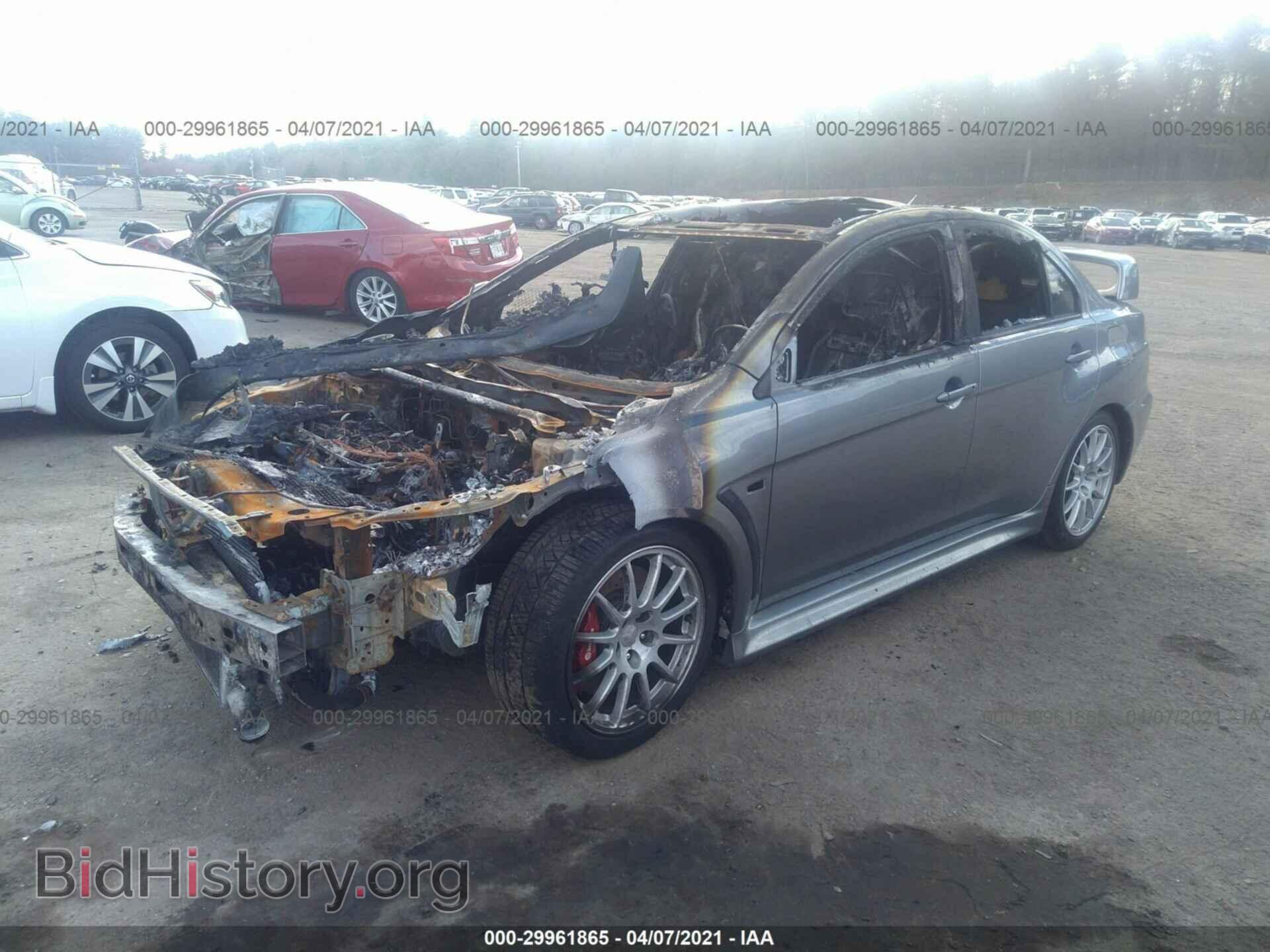 2013 MITSUBISHI LANCER EVOLUTION - VIN: JA32W8FV4DU012187 - Photo 2