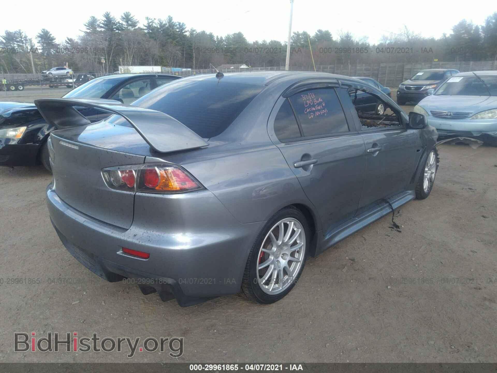 2013 MITSUBISHI LANCER EVOLUTION - VIN: JA32W8FV4DU012187 - Photo 4