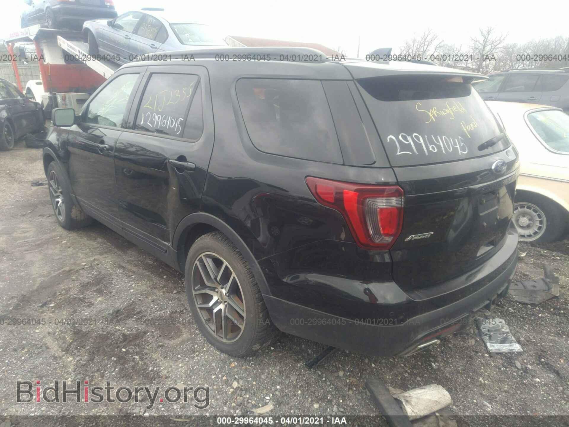 2016 FORD EXPLORER - VIN: 1FM5K8GT9GGB08547 - Фото 3