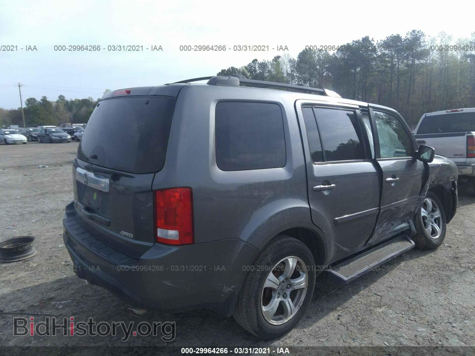 2012 HONDA PILOT - VIN: 5FNYF4H52CB037100 - Photo 4
