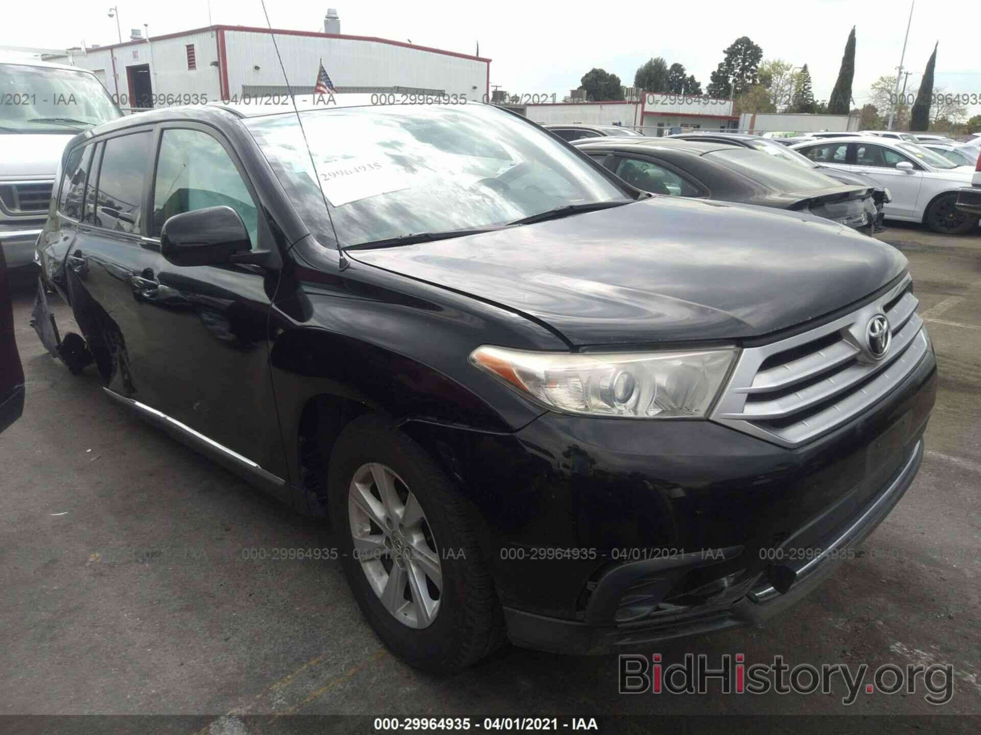 Photo 5TDZA3EH2BS008685 - TOYOTA HIGHLANDER 2011