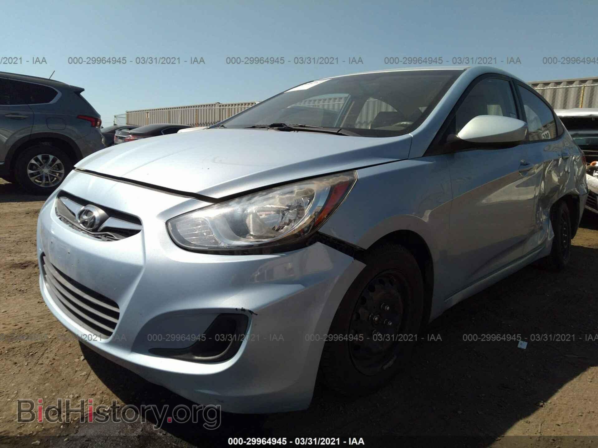 2014 HYUNDAI ACCENT - VIN: KMHCT4AE2EU627316 - Фото 2