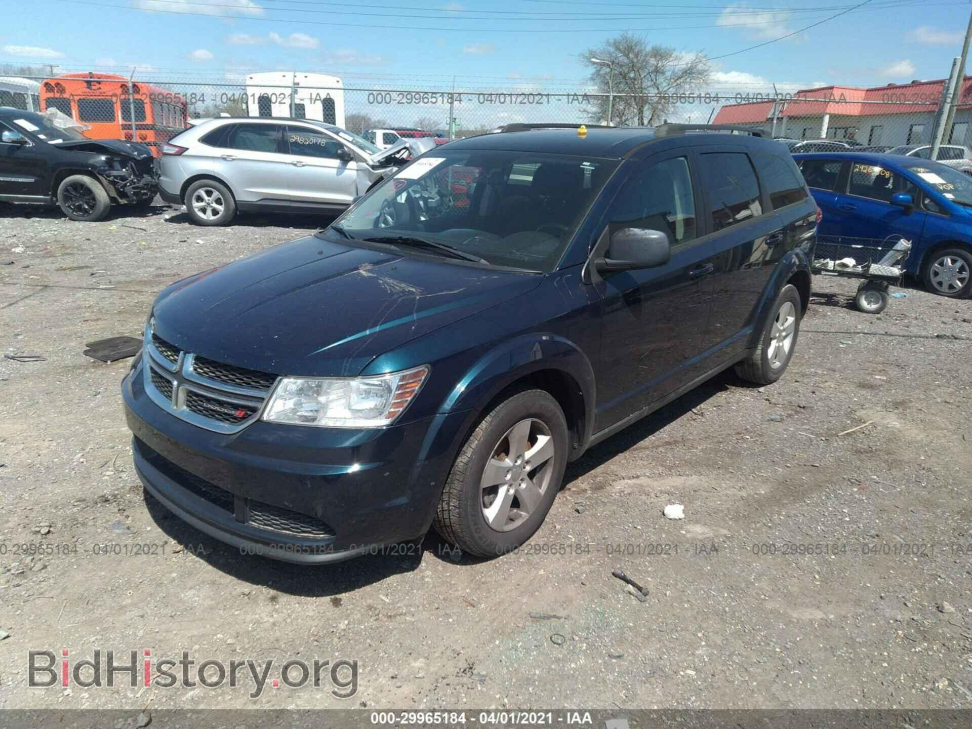 2013 DODGE JOURNEY - VIN: 3C4PDCAB9DT626496 - Фото 2