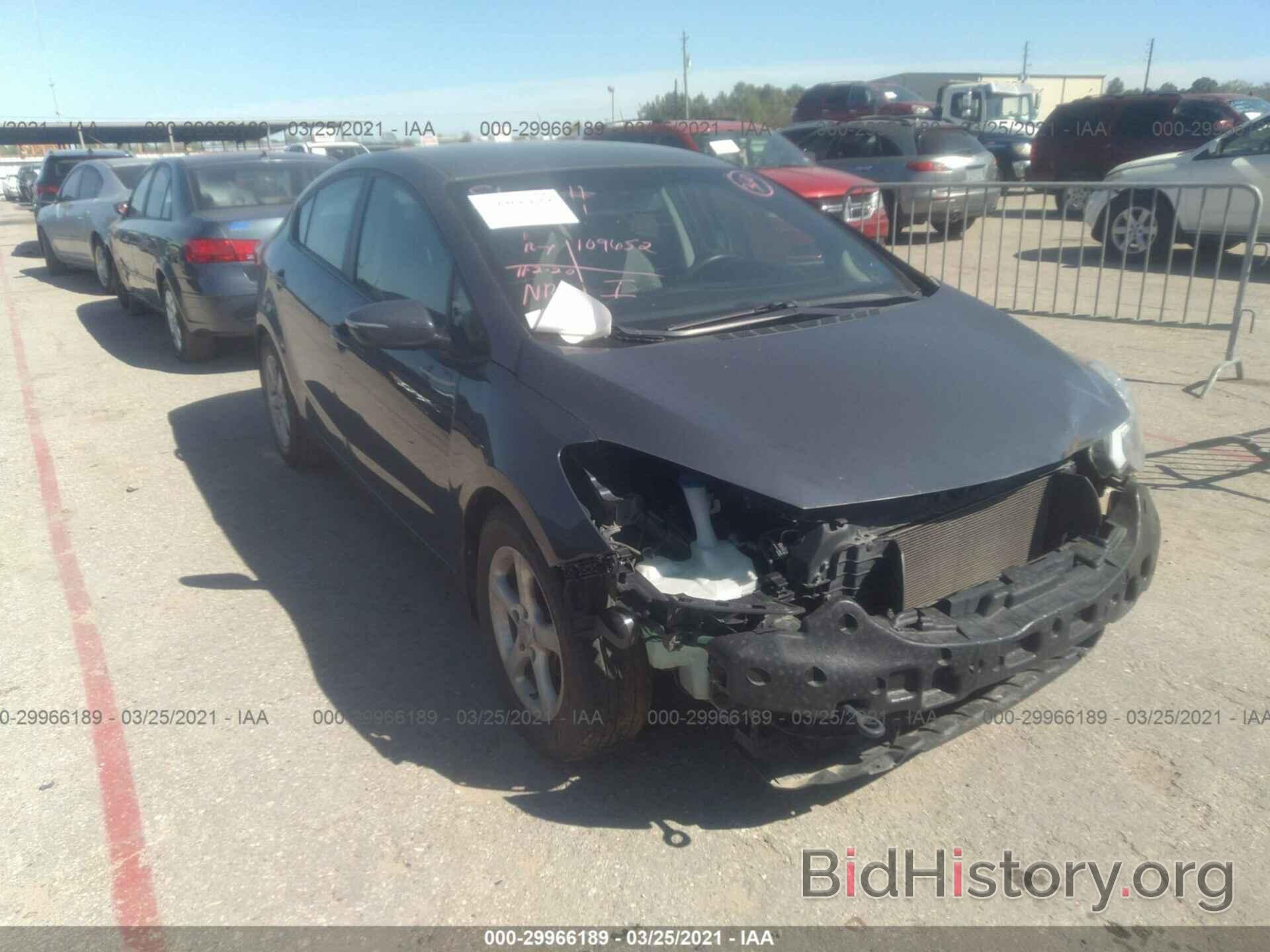 Photo KNAFX4A64E5216117 - KIA FORTE 2014