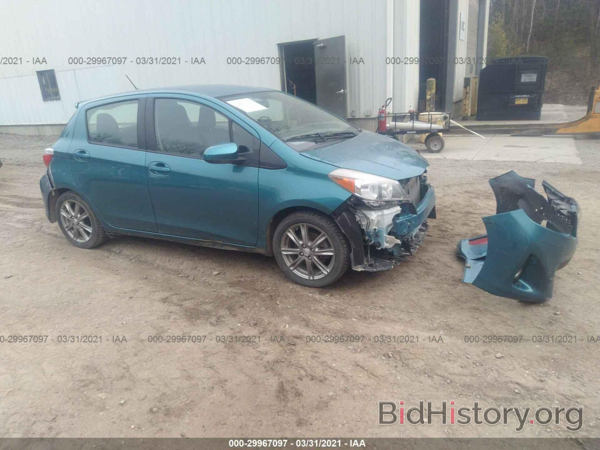 Photo JTDKTUD35CD505444 - TOYOTA YARIS 2012