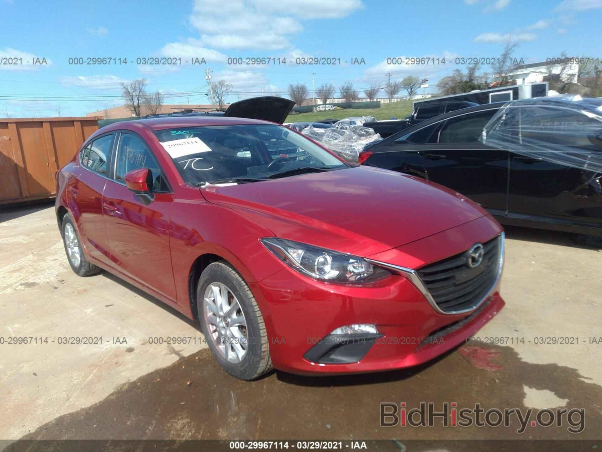 Photo JM1BM1V79E1179147 - MAZDA MAZDA3 2014