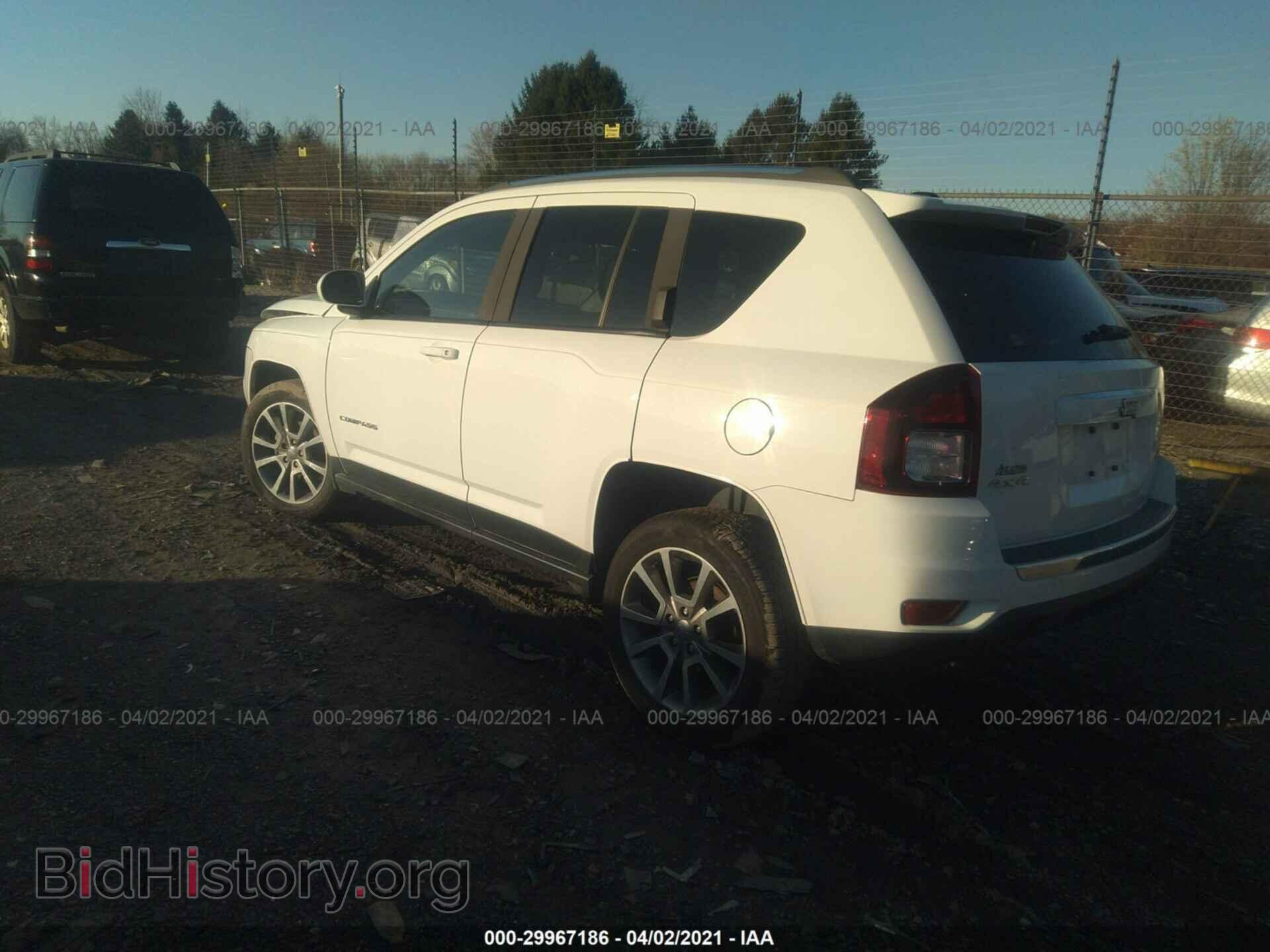 2016 JEEP COMPASS - VIN: 1C4NJDEB4GD762898 - Фото 3