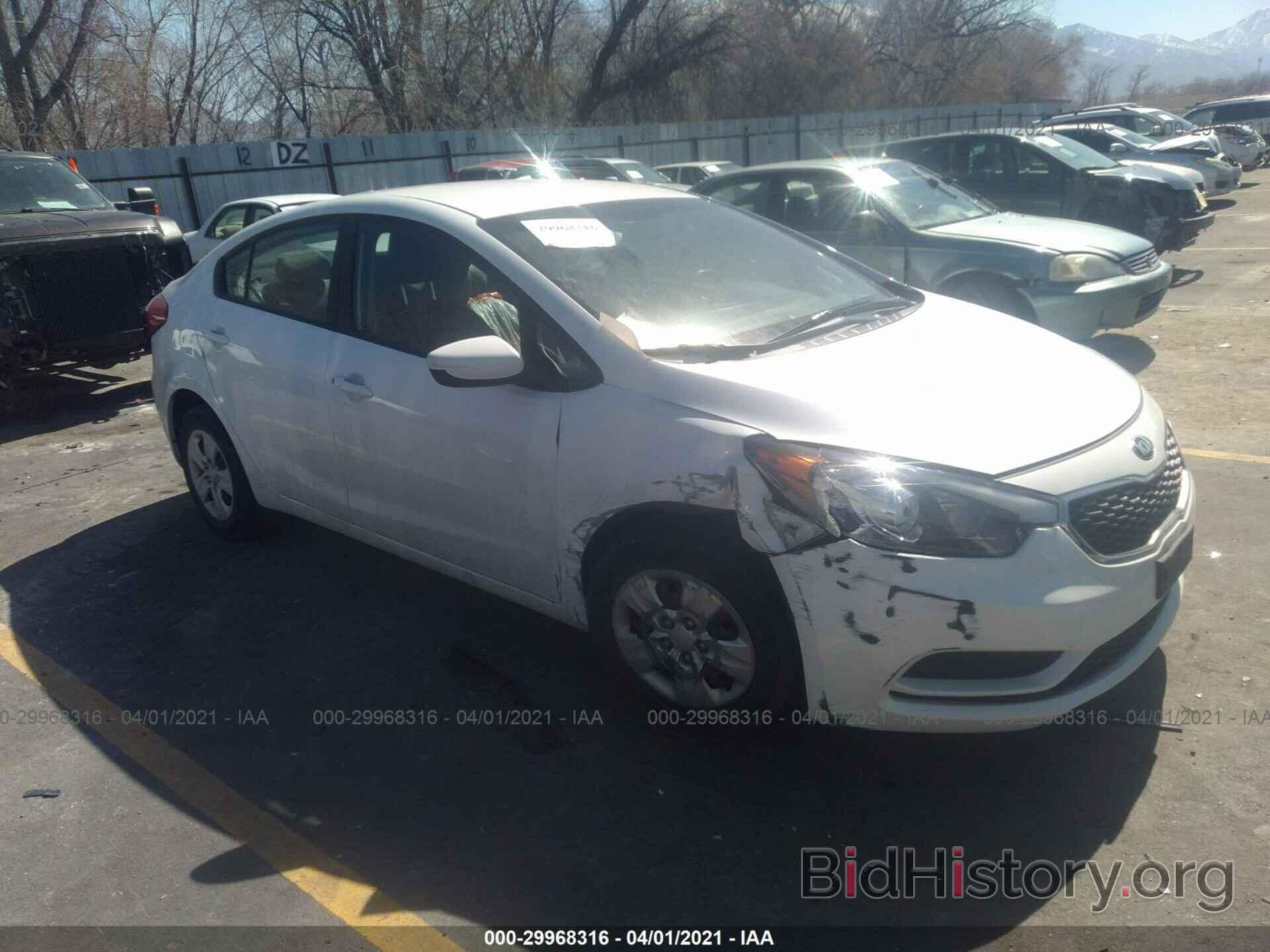 Photo KNAFK4A64E5072180 - KIA FORTE 2014