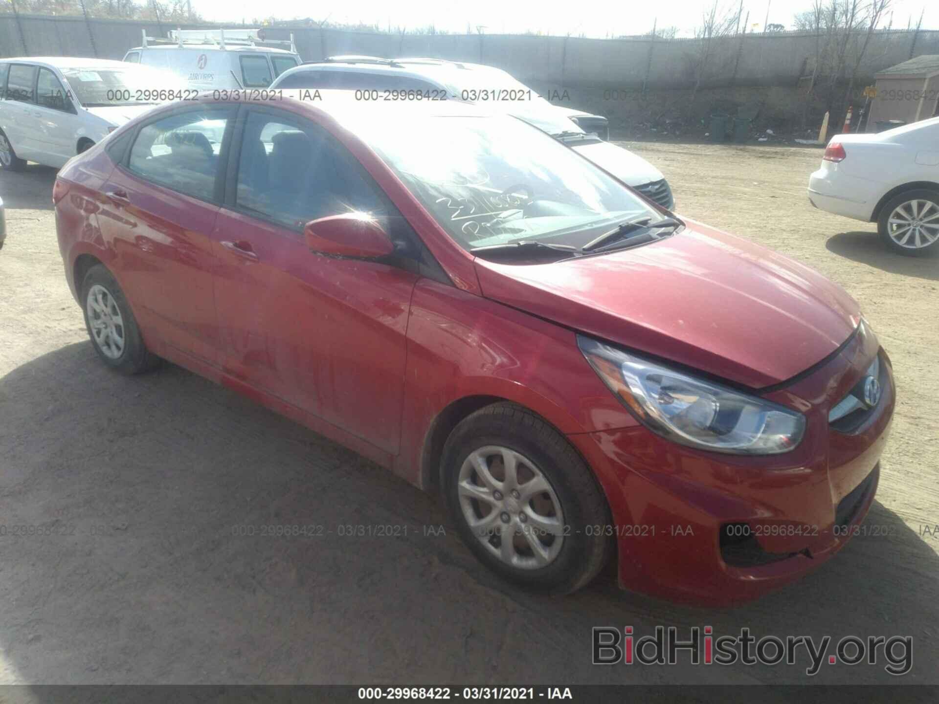 Фотография KMHCT4AE2DU445467 - HYUNDAI ACCENT 2013