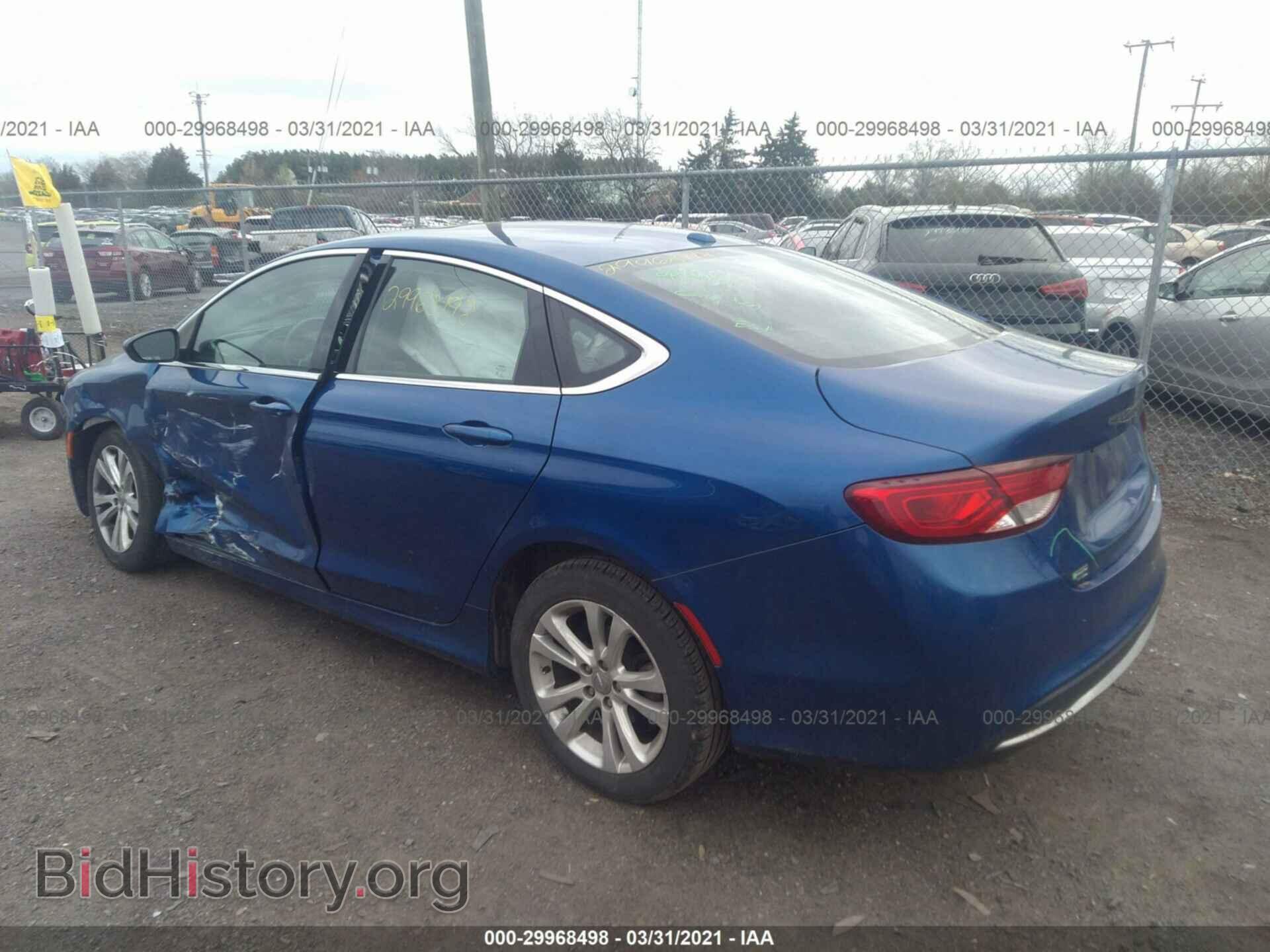 2015 CHRYSLER 200 - VIN: 1C3CCCAB5FN621305 - Фото 3