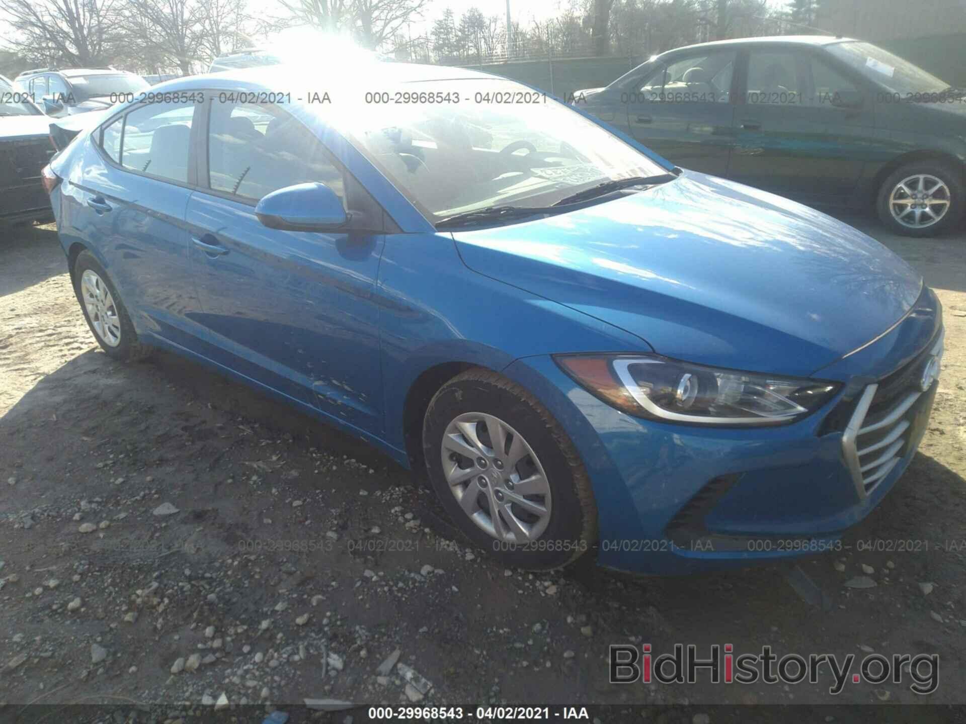 Photo KMHD74LFXHU392652 - HYUNDAI ELANTRA 2017