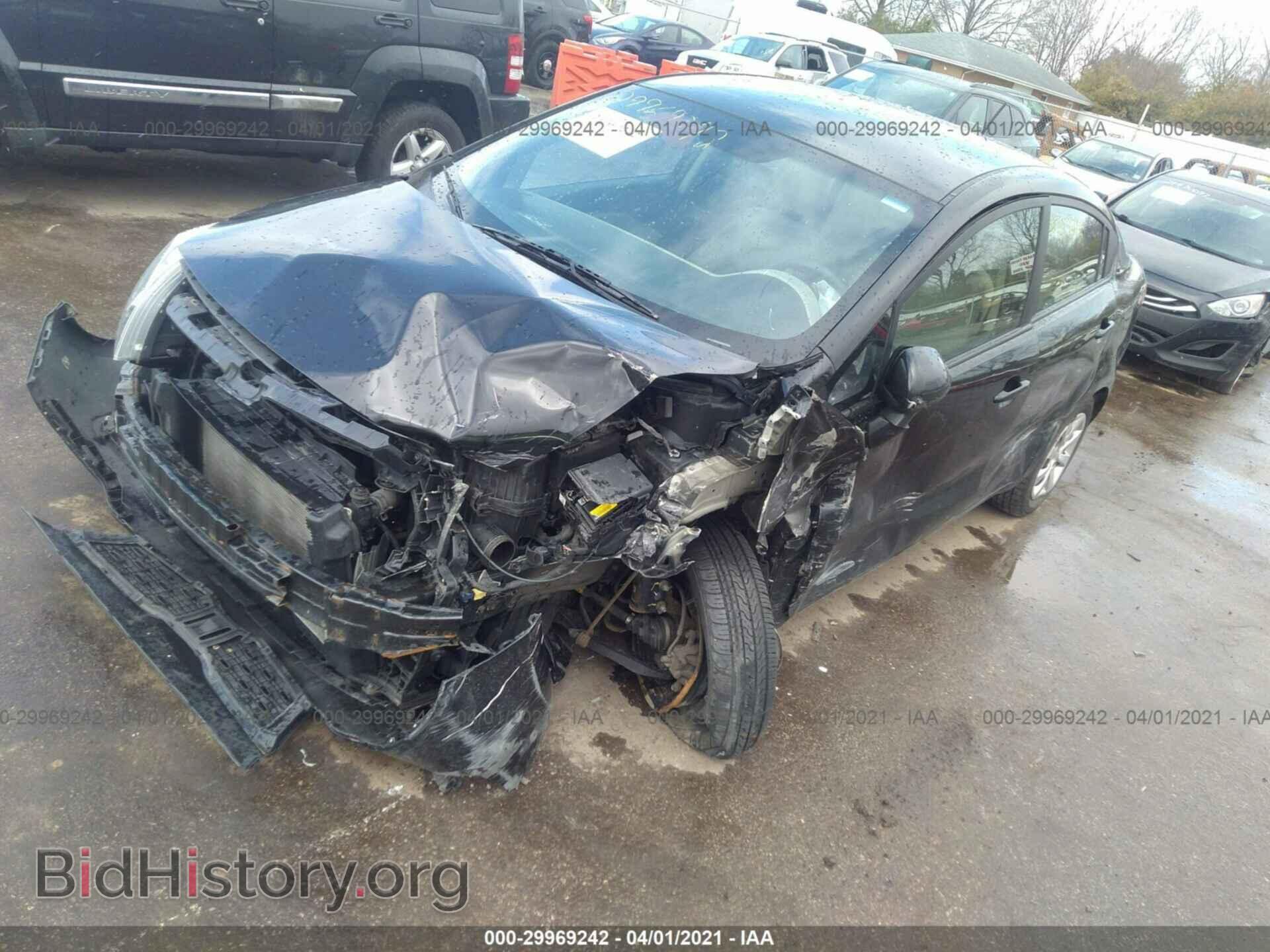 2013 KIA RIO - VIN: KNADM4A38D6270180 - Фото 2