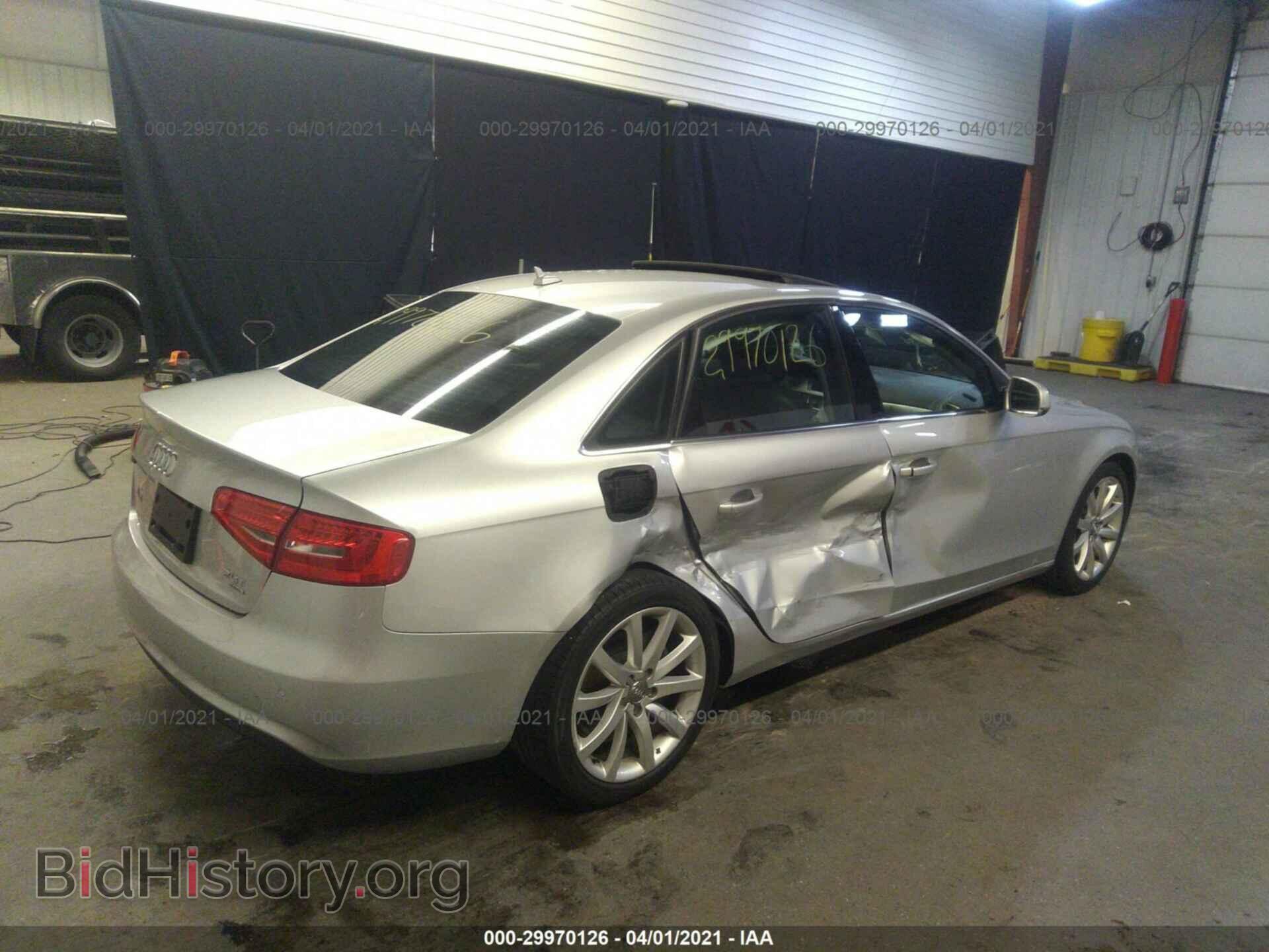 2013 AUDI A4 - VIN: WAUHFAFL3DN020015 - Photo 4