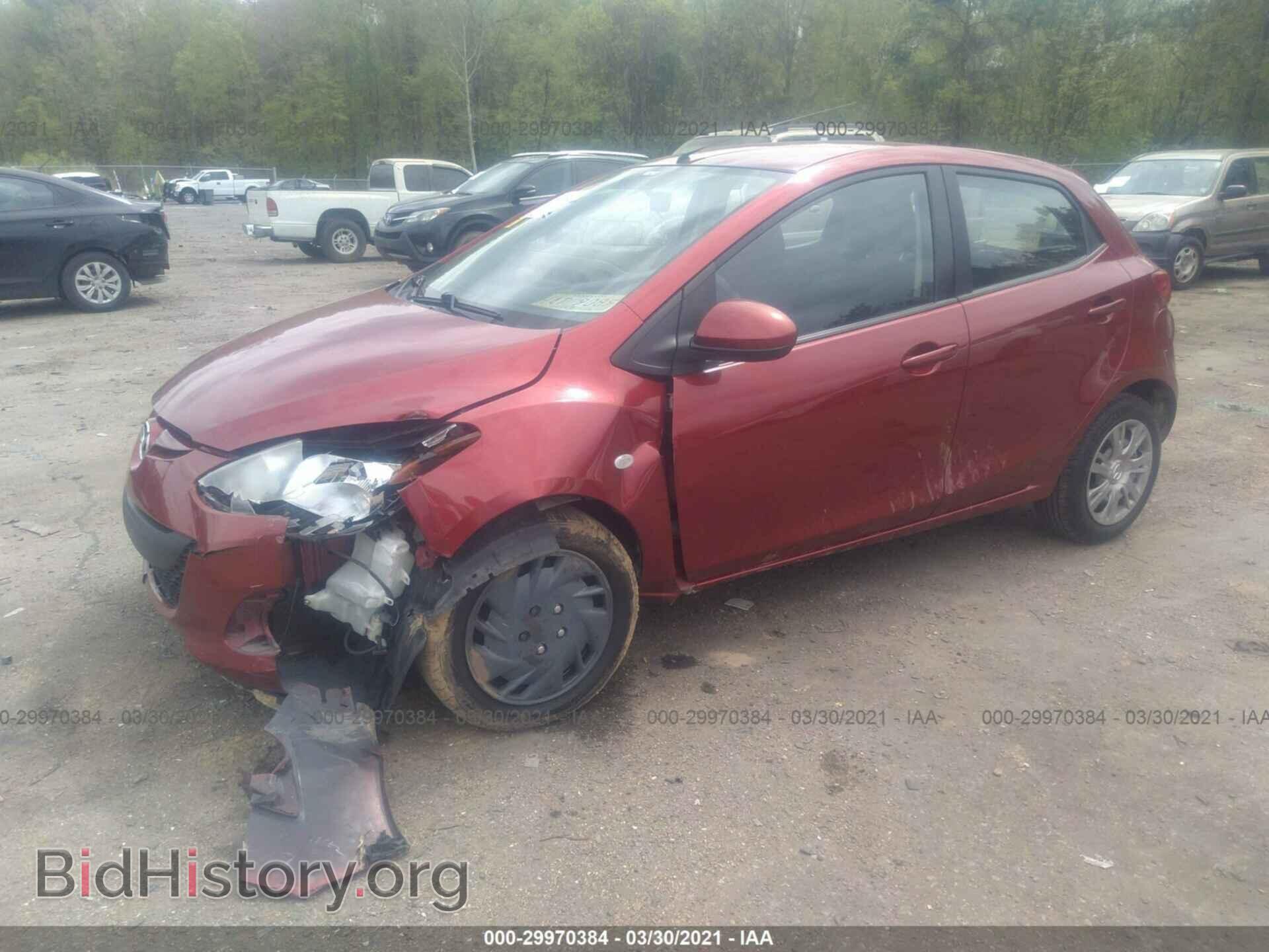 2014 MAZDA MAZDA2 - VIN: JM1DE1KYXE0183197 - Фото 2