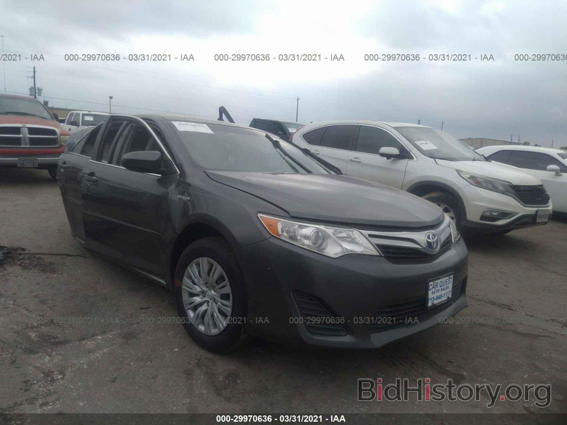 Фотография 4T1BD1FK9DU070036 - TOYOTA CAMRY HYBRID 2013