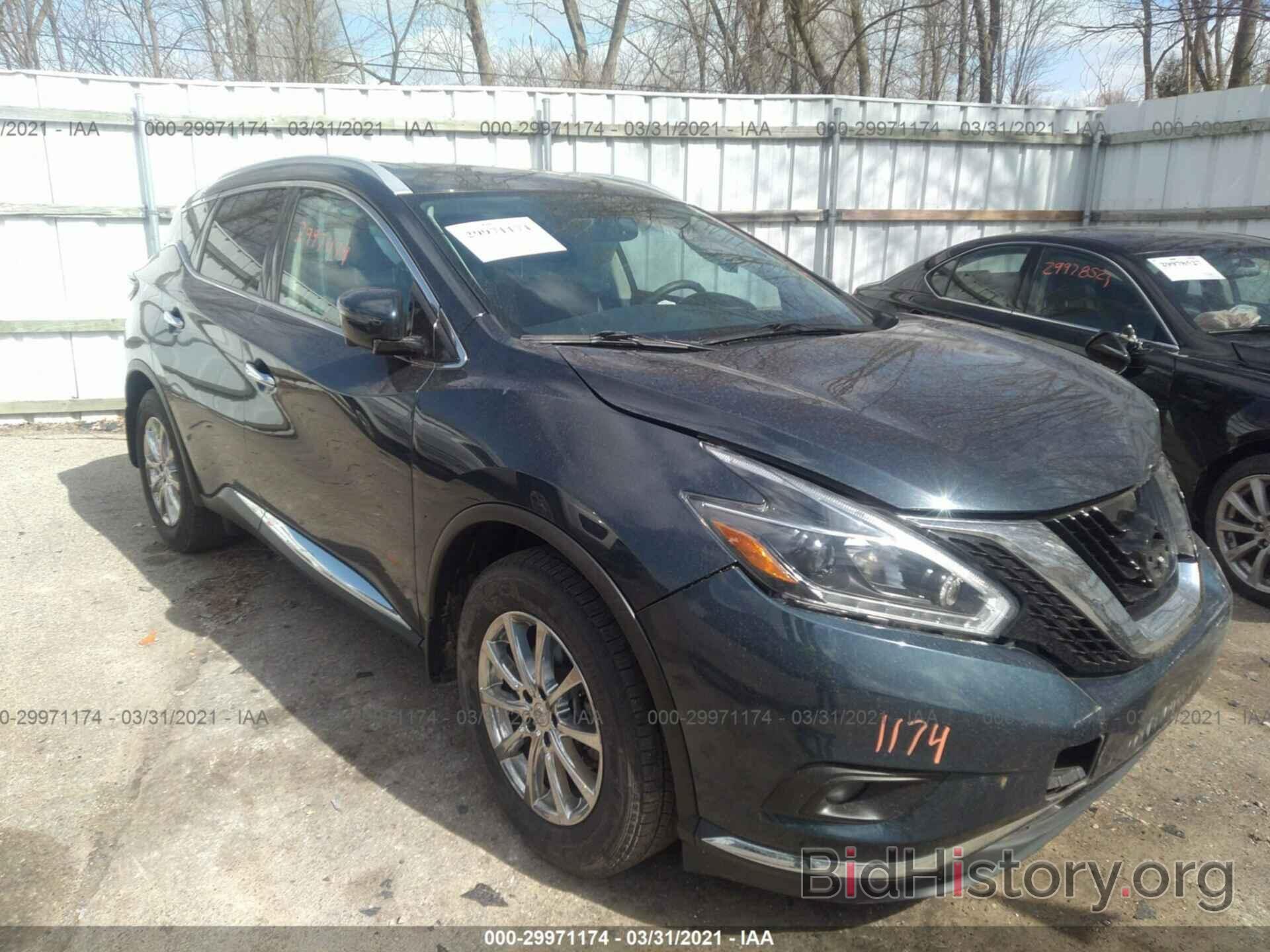 Photo 5N1AZ2MH2JN194603 - NISSAN MURANO 2018