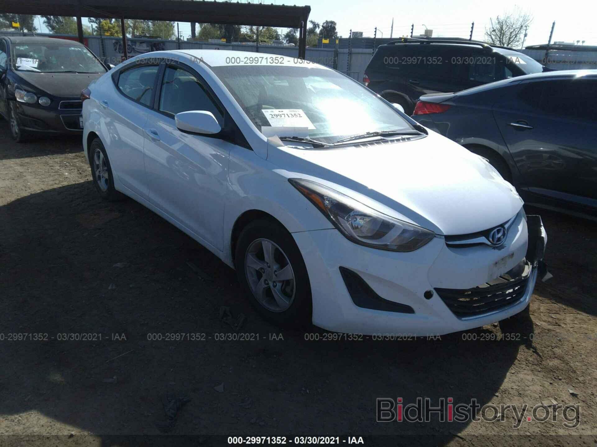 Photo 5NPDH4AE4FH566461 - HYUNDAI ELANTRA 2015