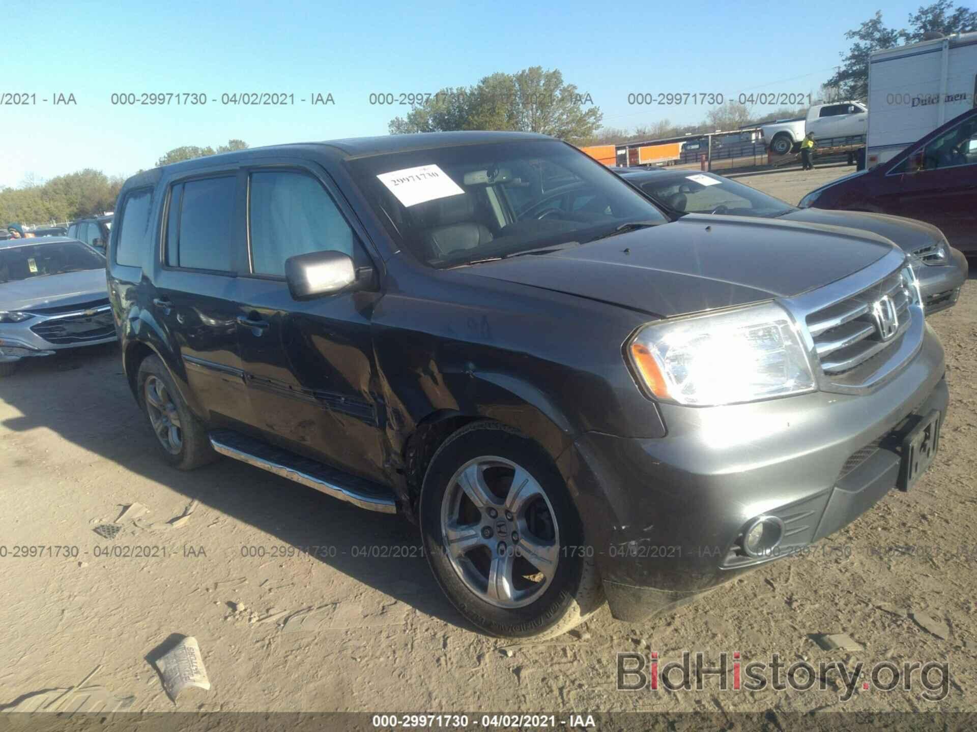 Photo 5FNYF4H72CB005586 - HONDA PILOT 2012