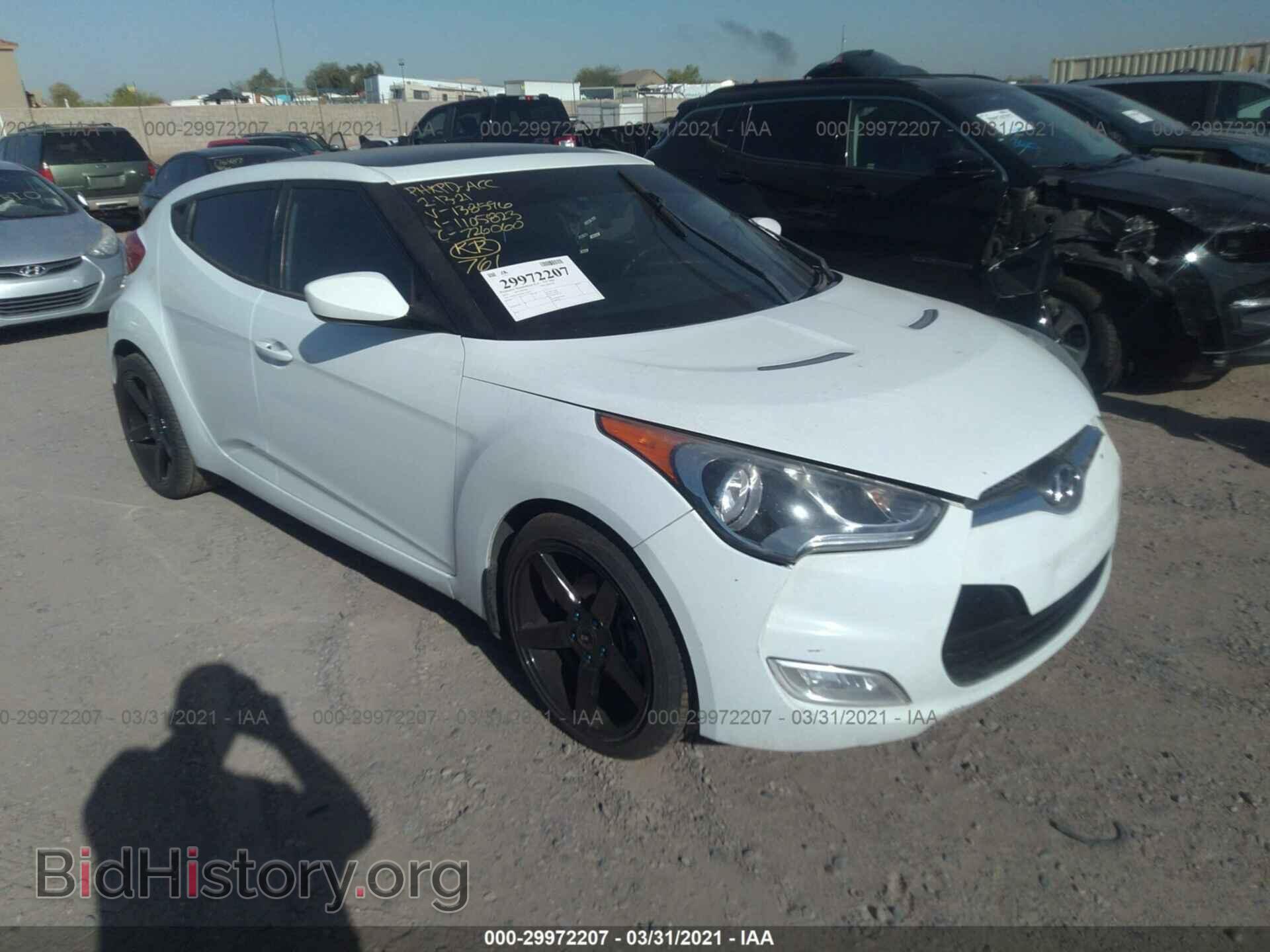 Photo KMHTC6AD8DU138596 - HYUNDAI VELOSTER 2013