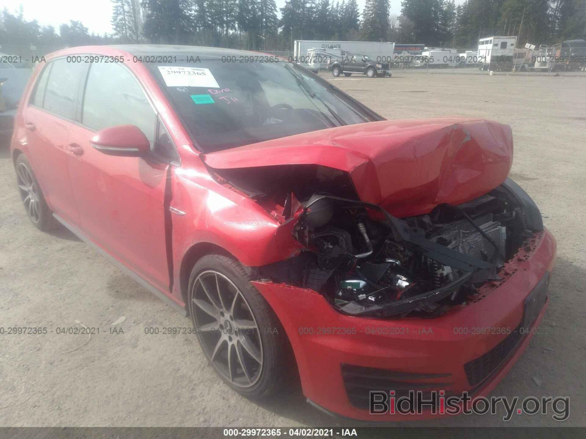 Photo 3VW447AUXGM021510 - VOLKSWAGEN GOLF GTI 2016