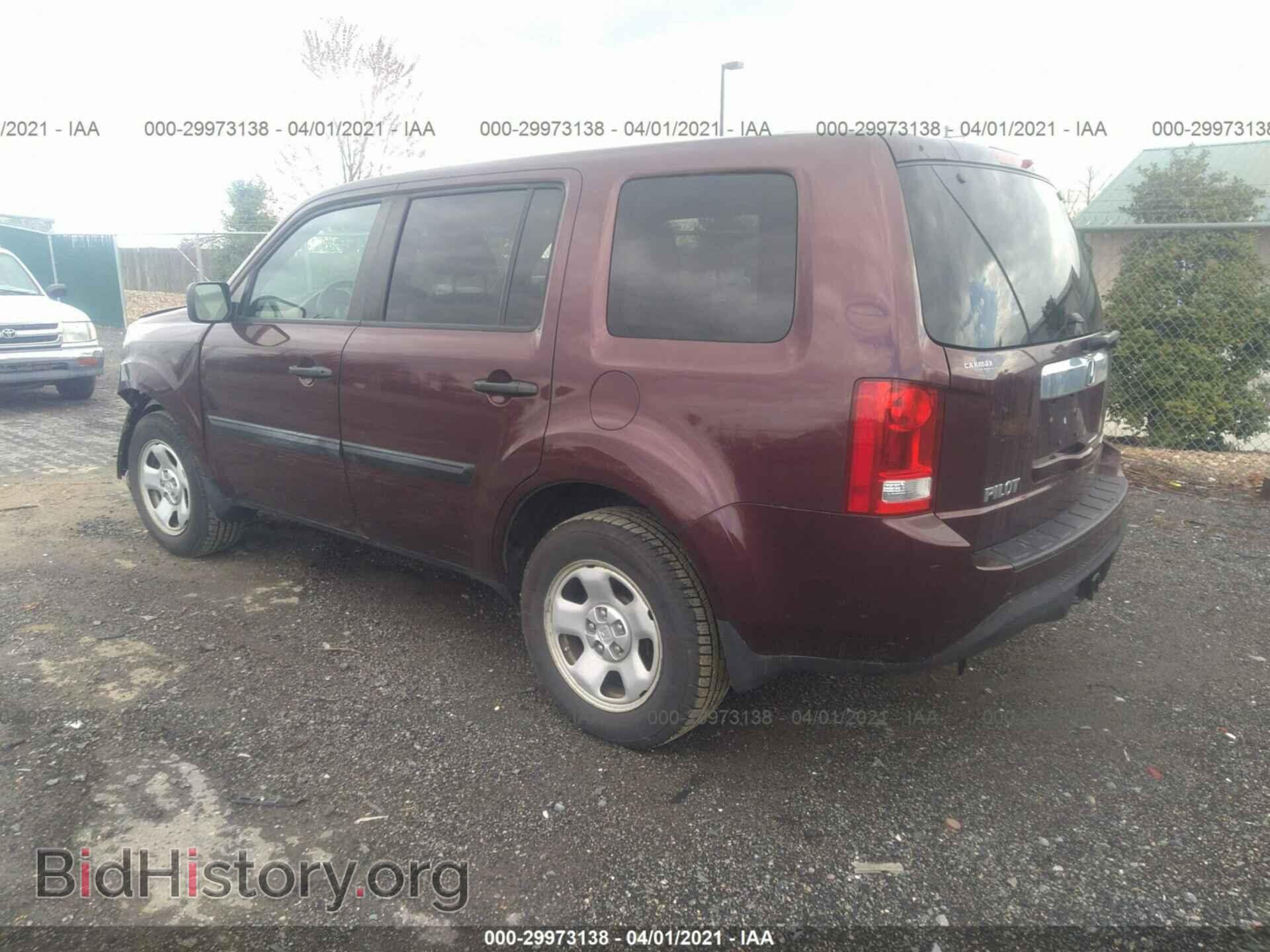 2013 HONDA PILOT - VIN: 5FNYF4H20DB068112 - Фото 3