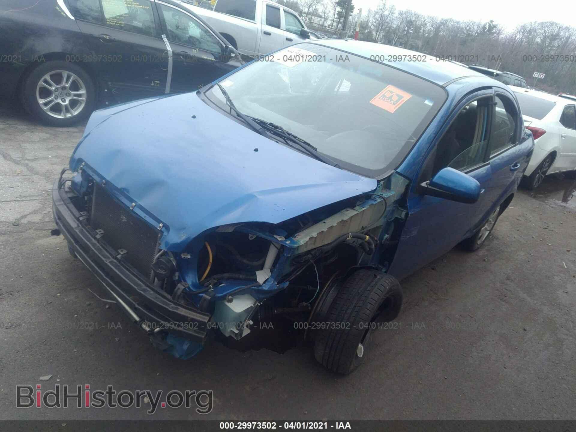 2010 CHEVROLET AVEO - VIN: KL1TD5DE1AB087022 - Фото 2